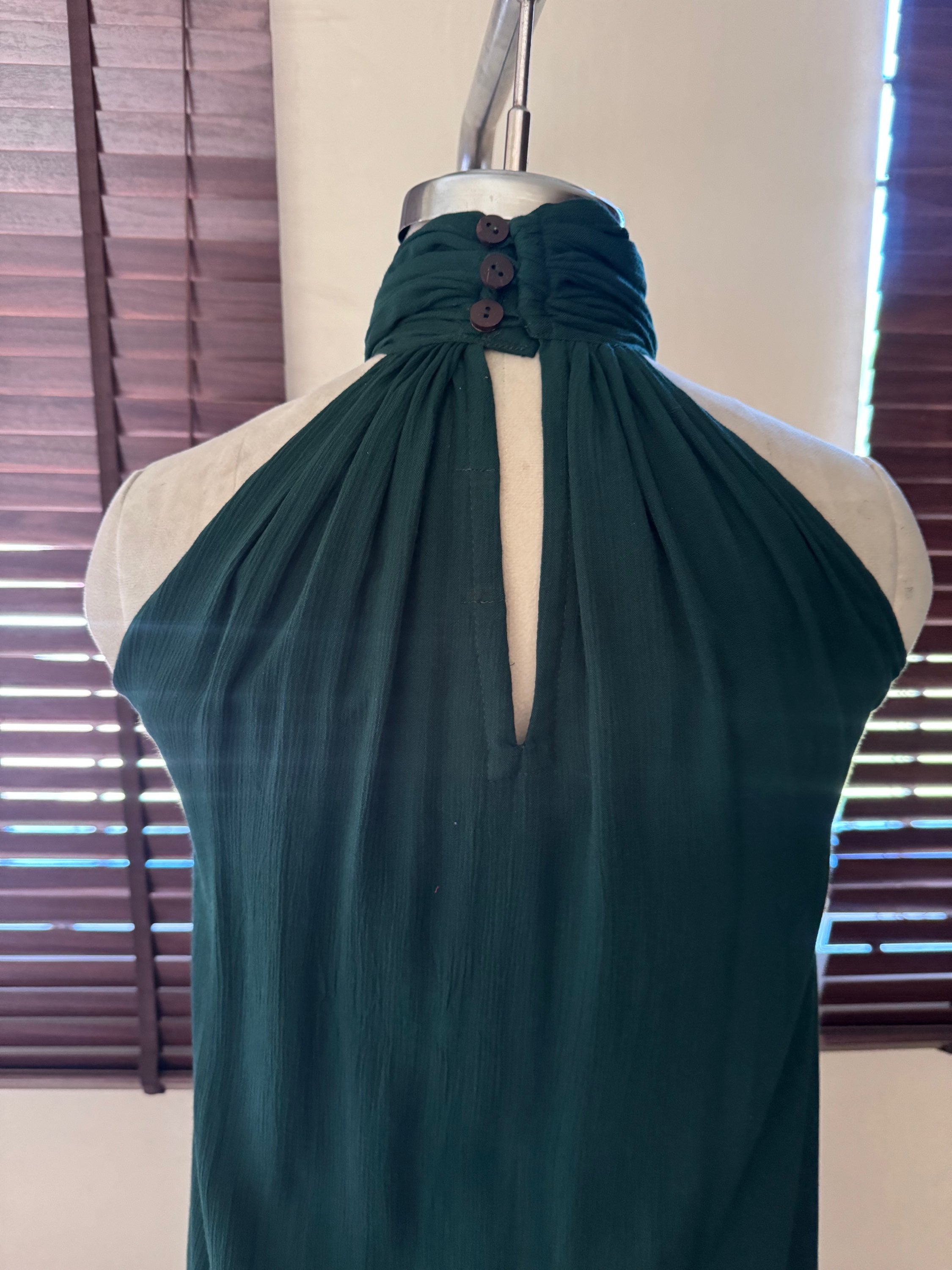 The Gloria Long Aurum : Forest Green