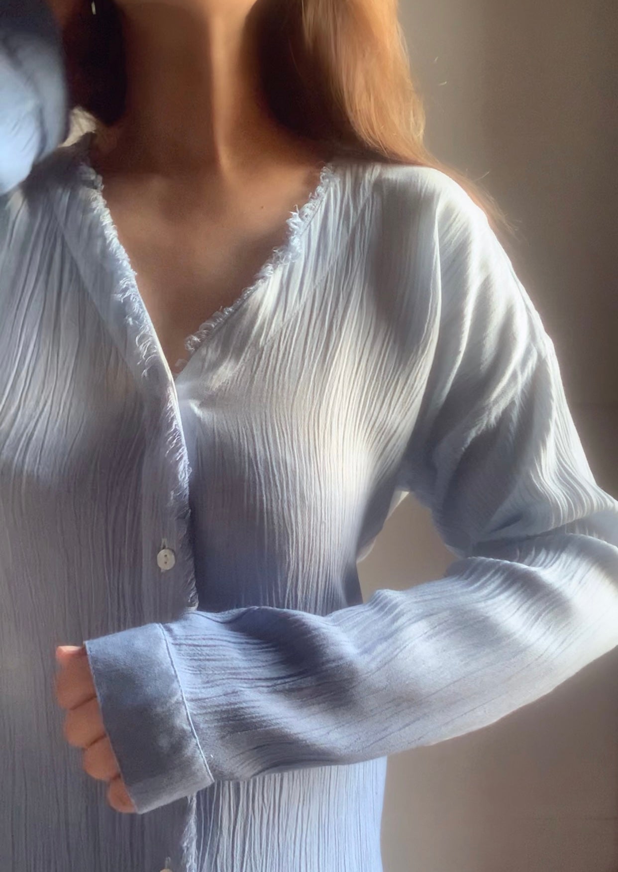 THE WAVELET SHIRT : Blue Ombré