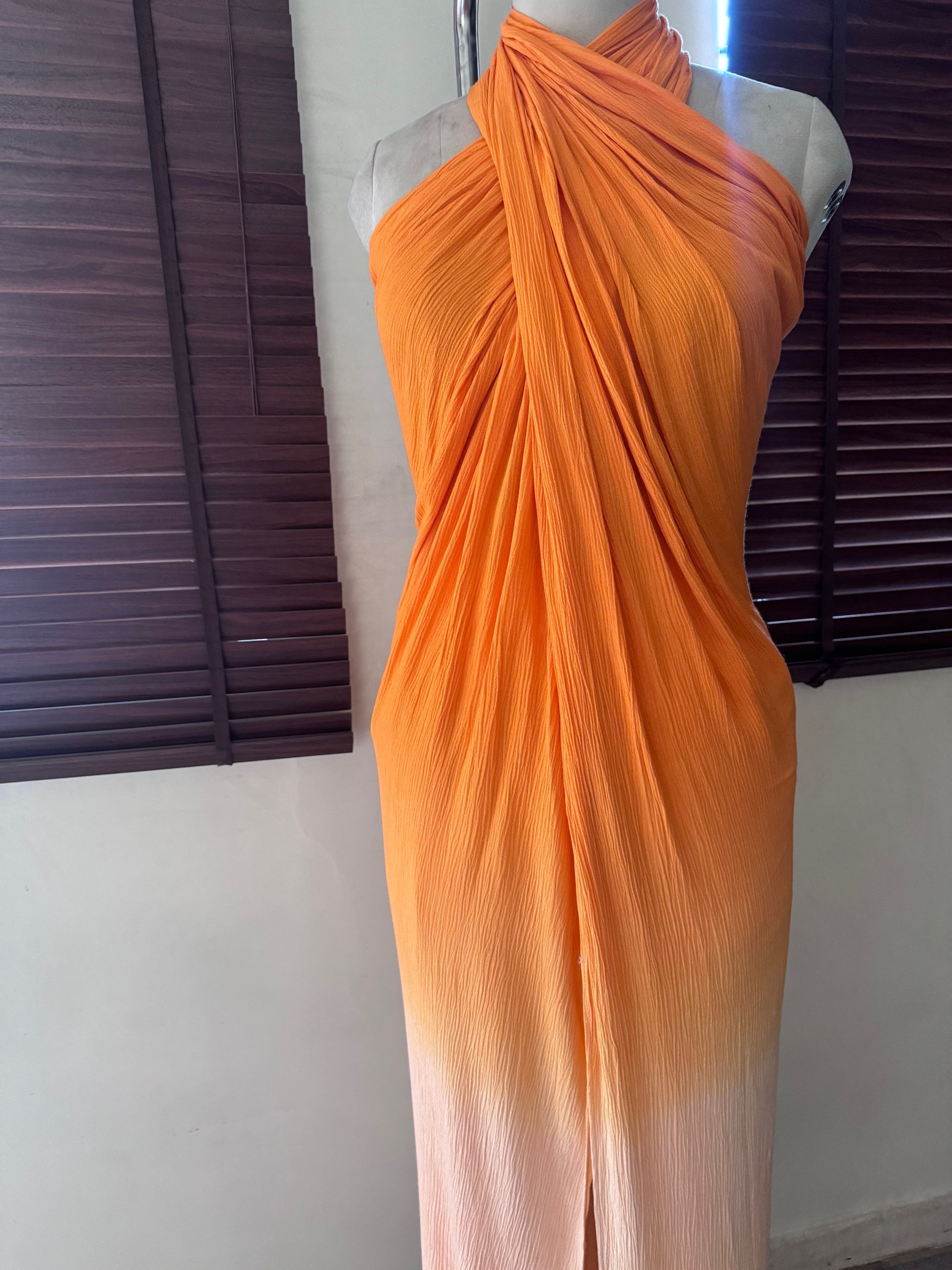 The Daughter Of Poseidon : Light Orange And Peach Ombre