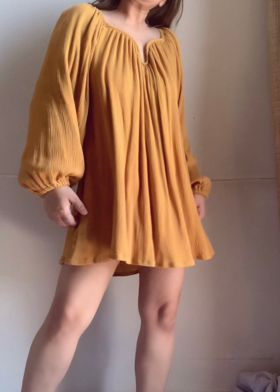 The Valentina Dress : Mustard