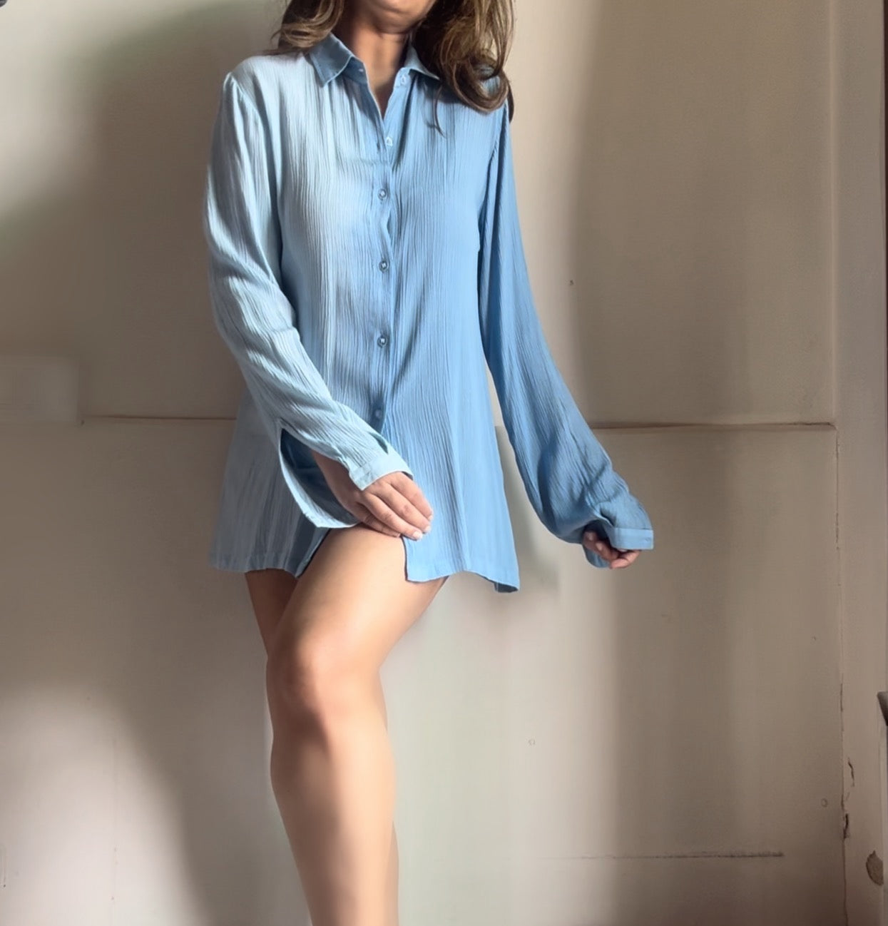 The Aura Shirt : Light Blue Ombré