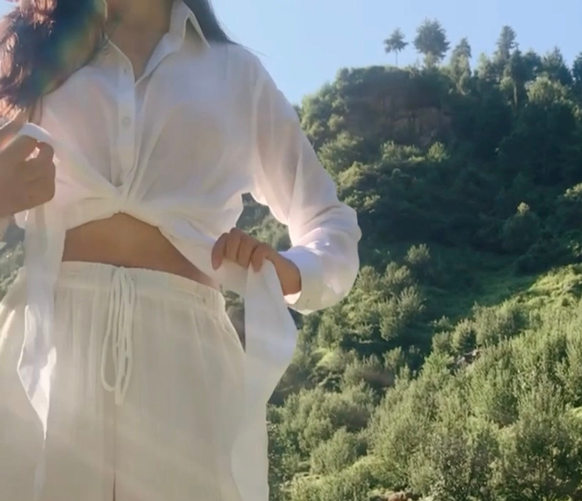 THE LUNA PIENA TIE BLOUSE