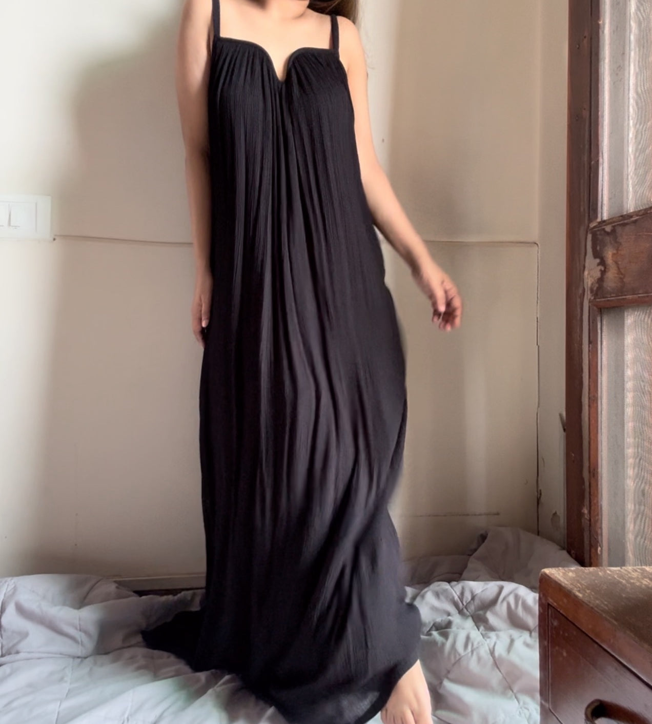 The Scallop Maxi : Black