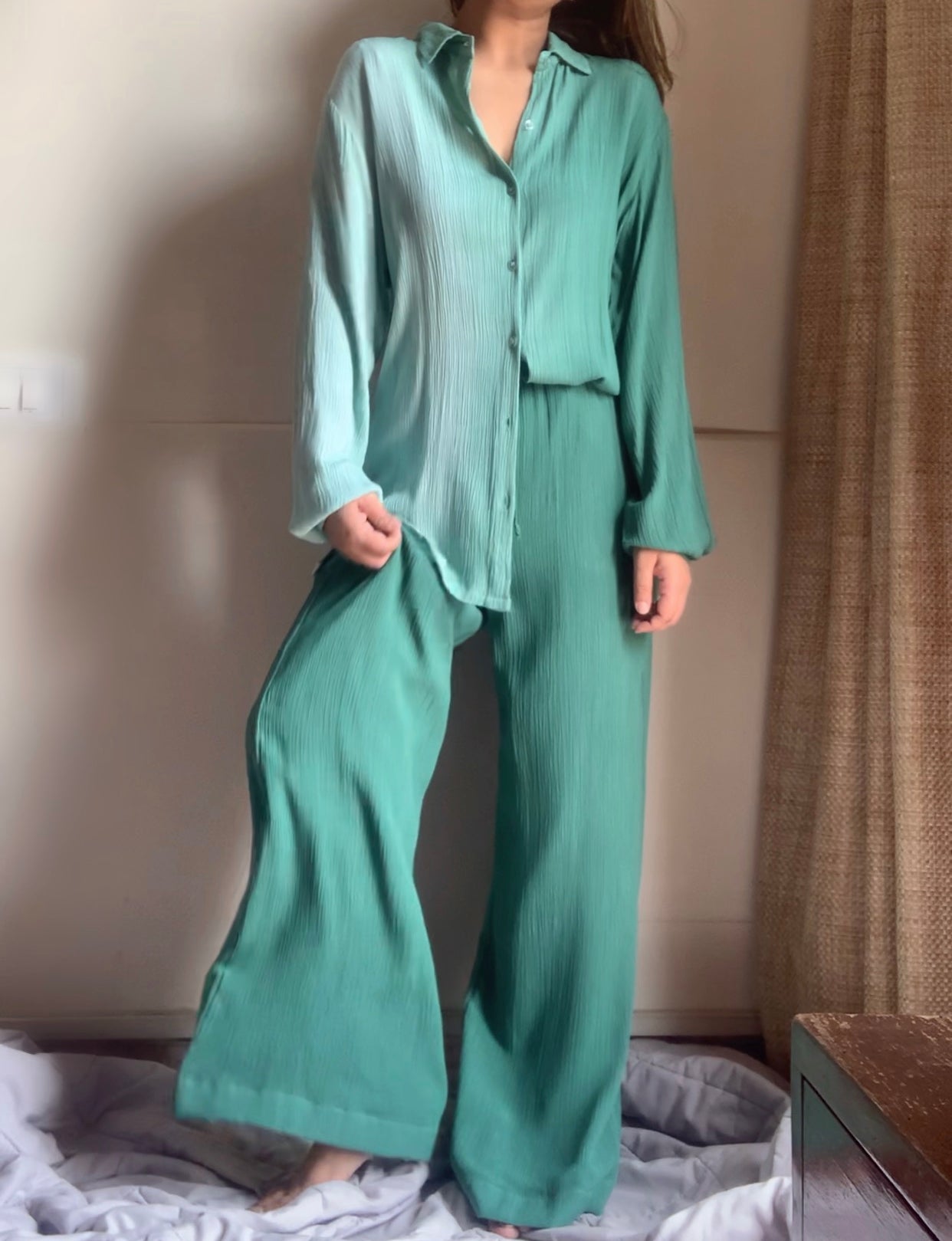 The Aura Set : Teal And Sea Green Ombré
