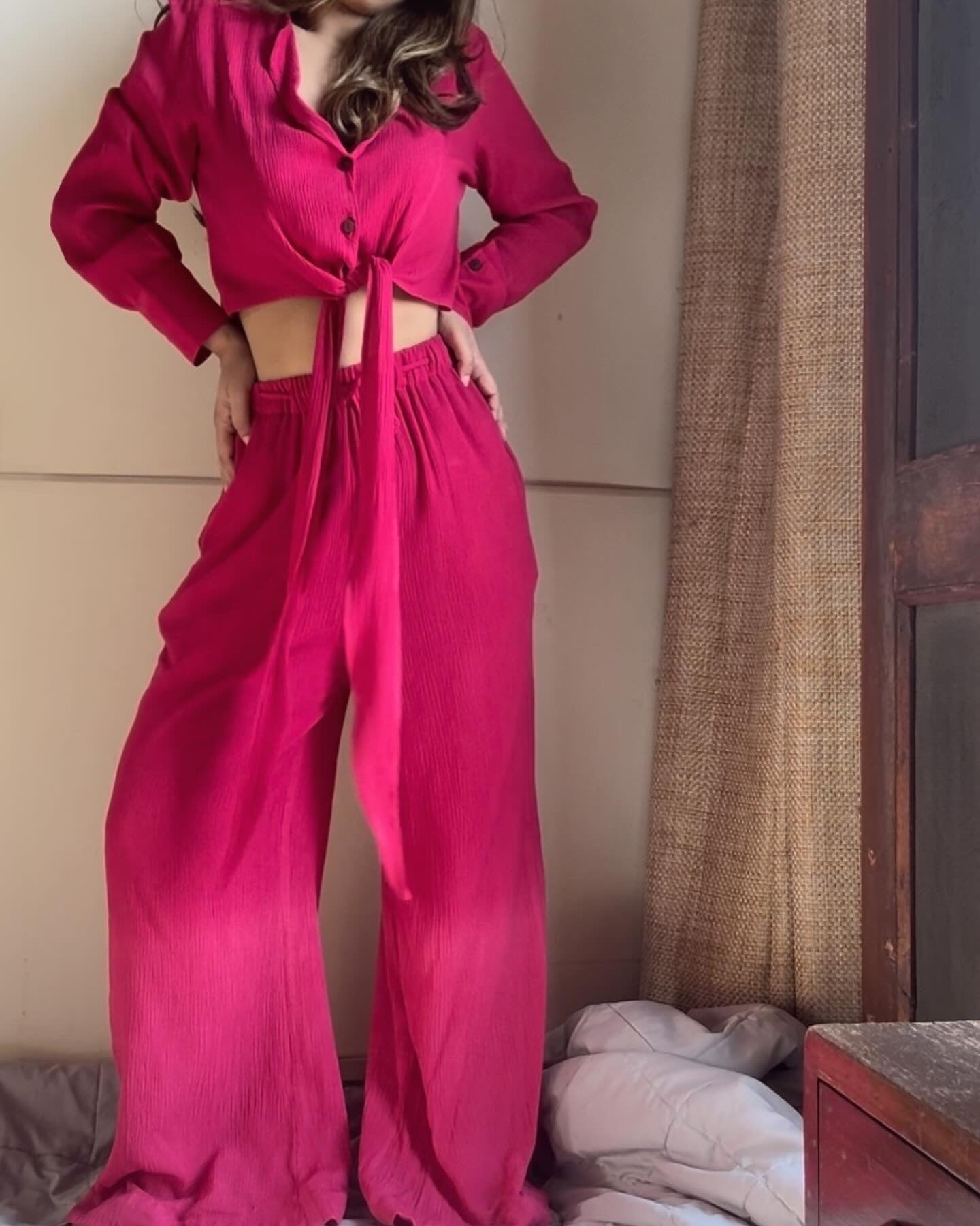 The Palms Eve Set : Fuchsia Ombré