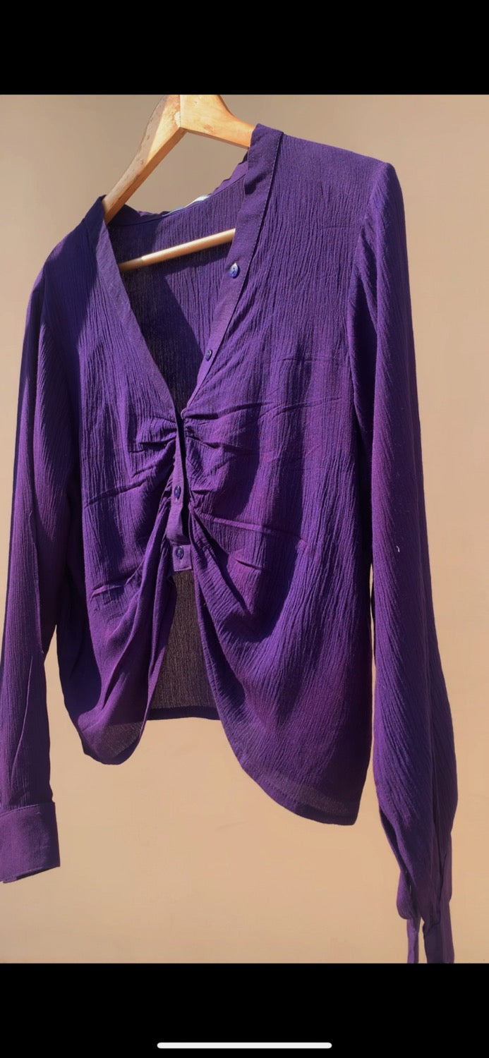 THE SEAHORSE TOP : Purple