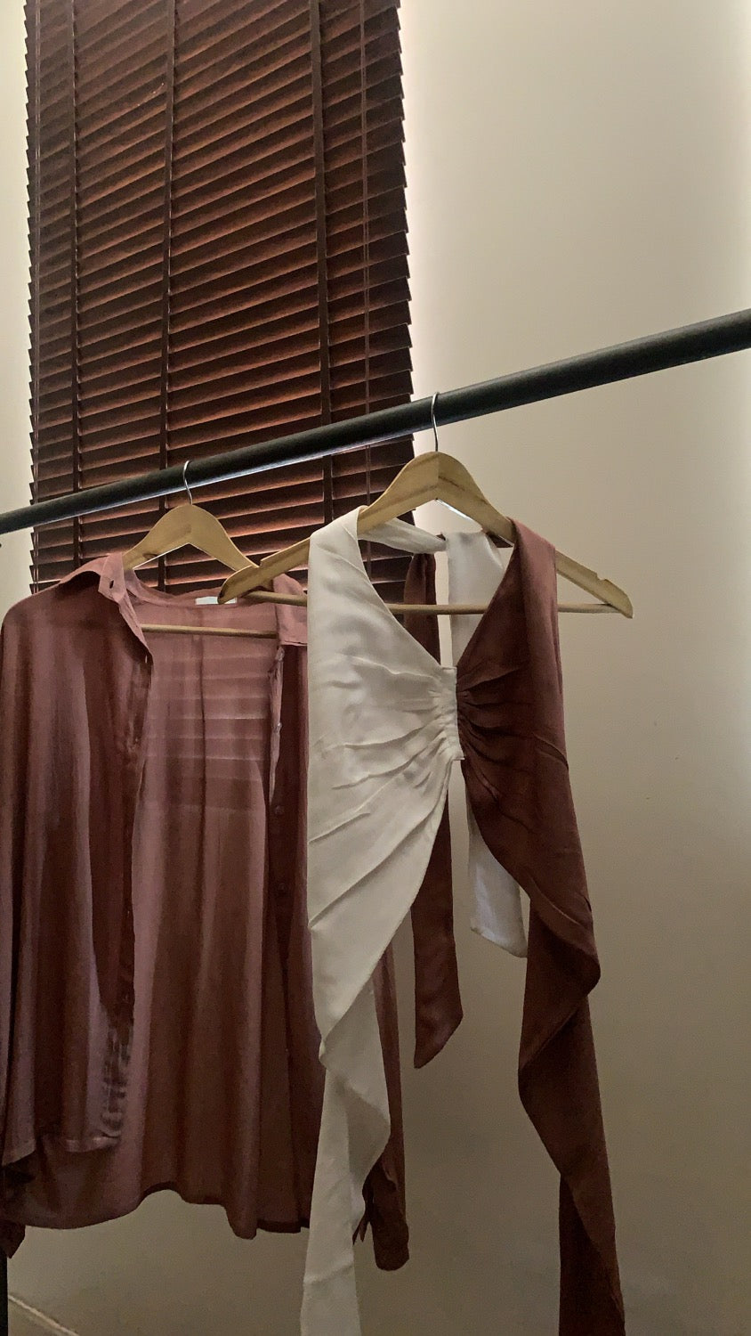 THE SAND SHELL SHIRT + BRALETTE