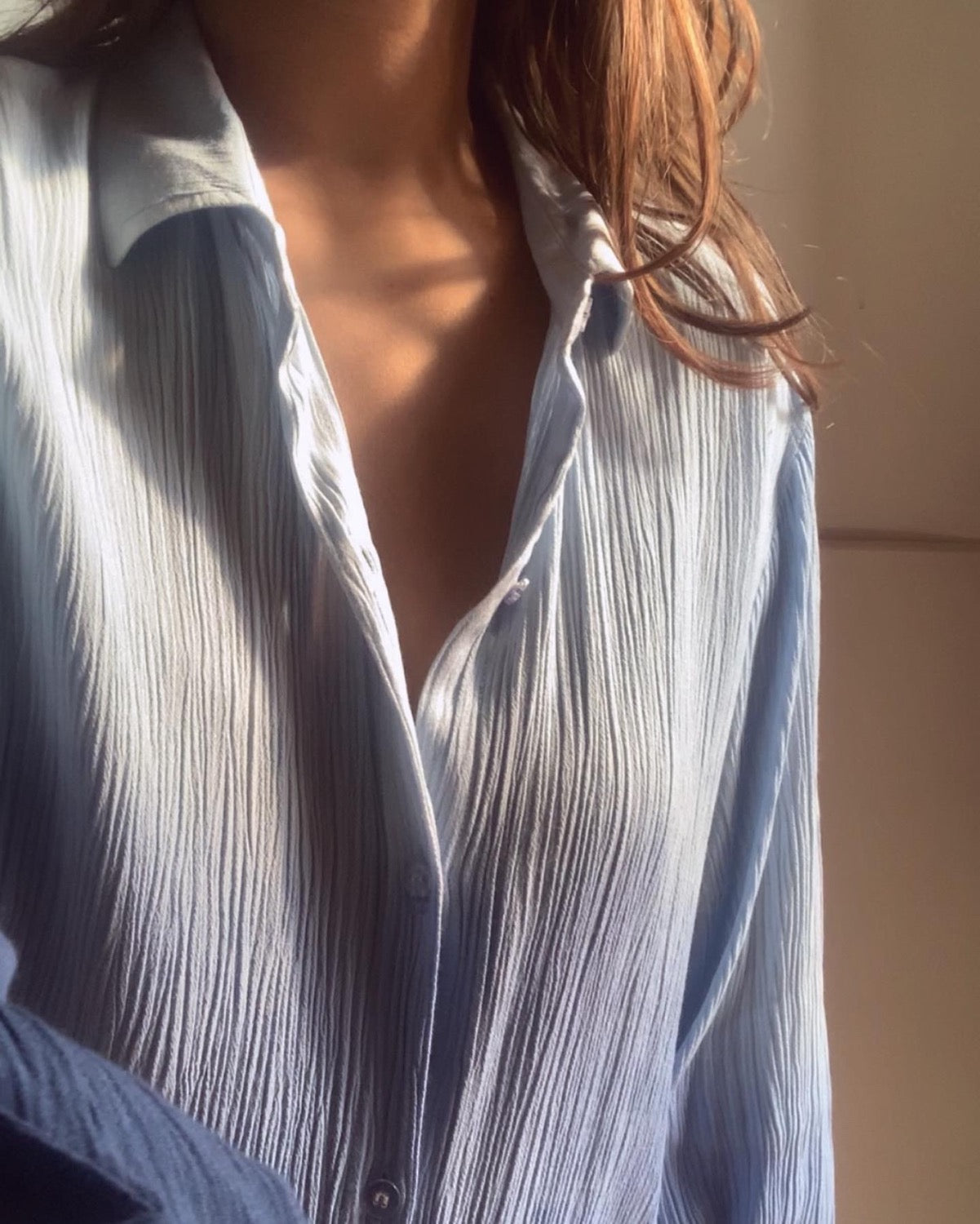 The Sand Shirt : Blue Ombré ( dark )