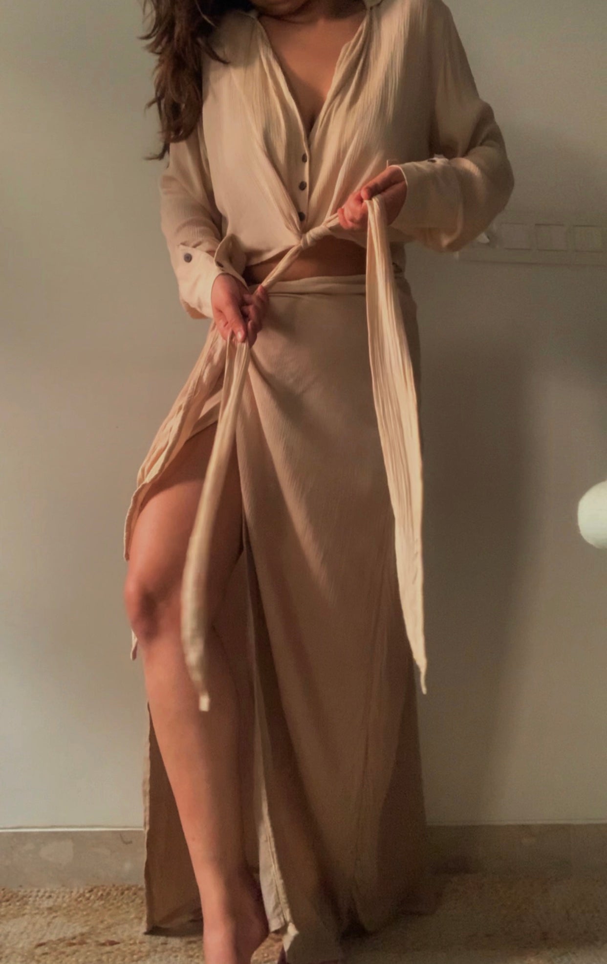 The Palm Days Set : Beige
