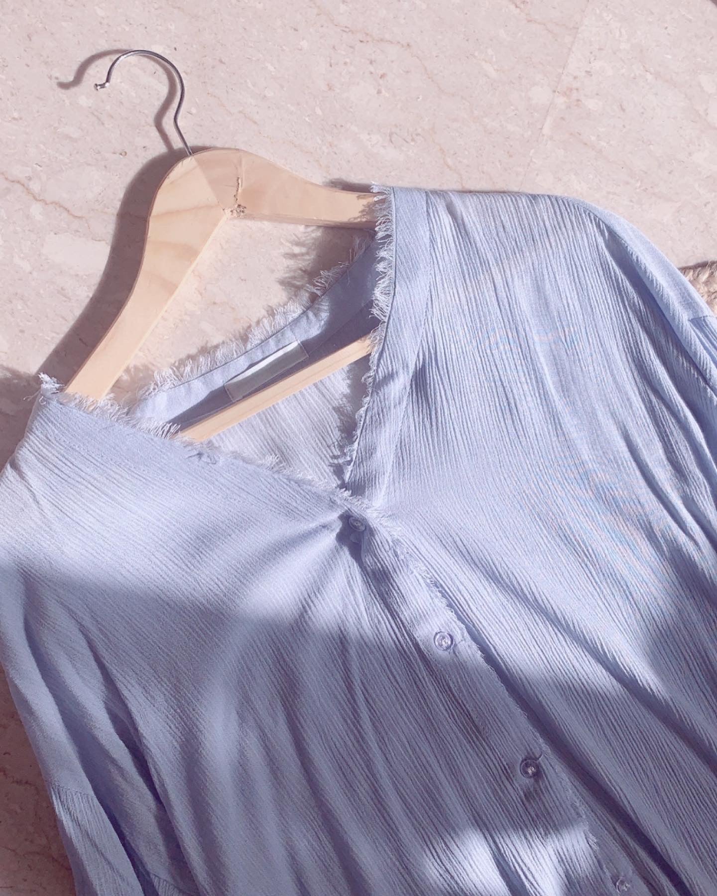 WAVELET SHIRT : Ice Blue