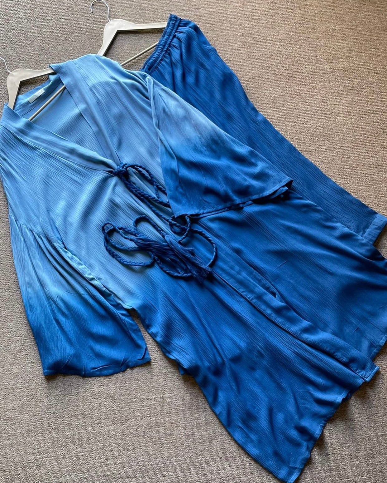 The Alexandra Long : Blue Ombré