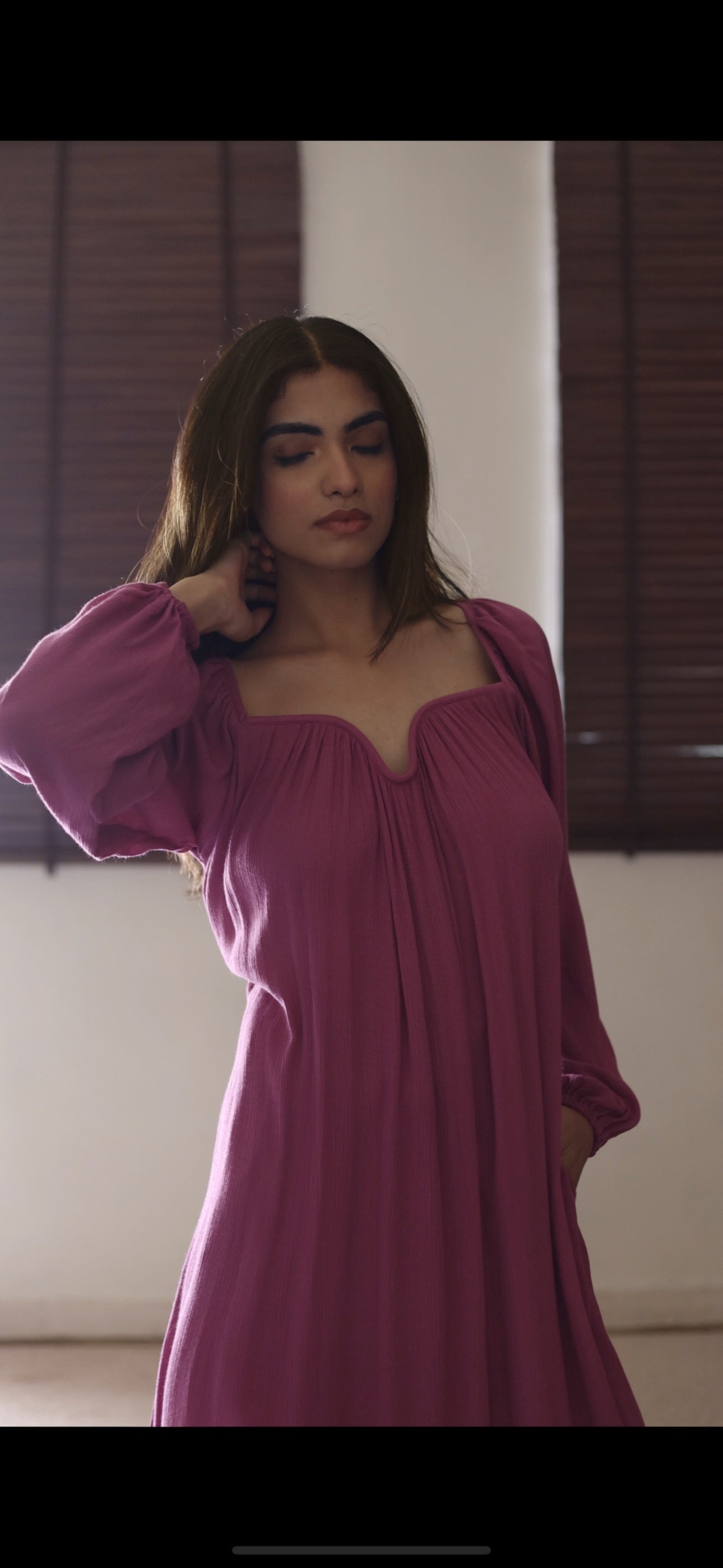 The Valentina Kurta Set : Mauve
