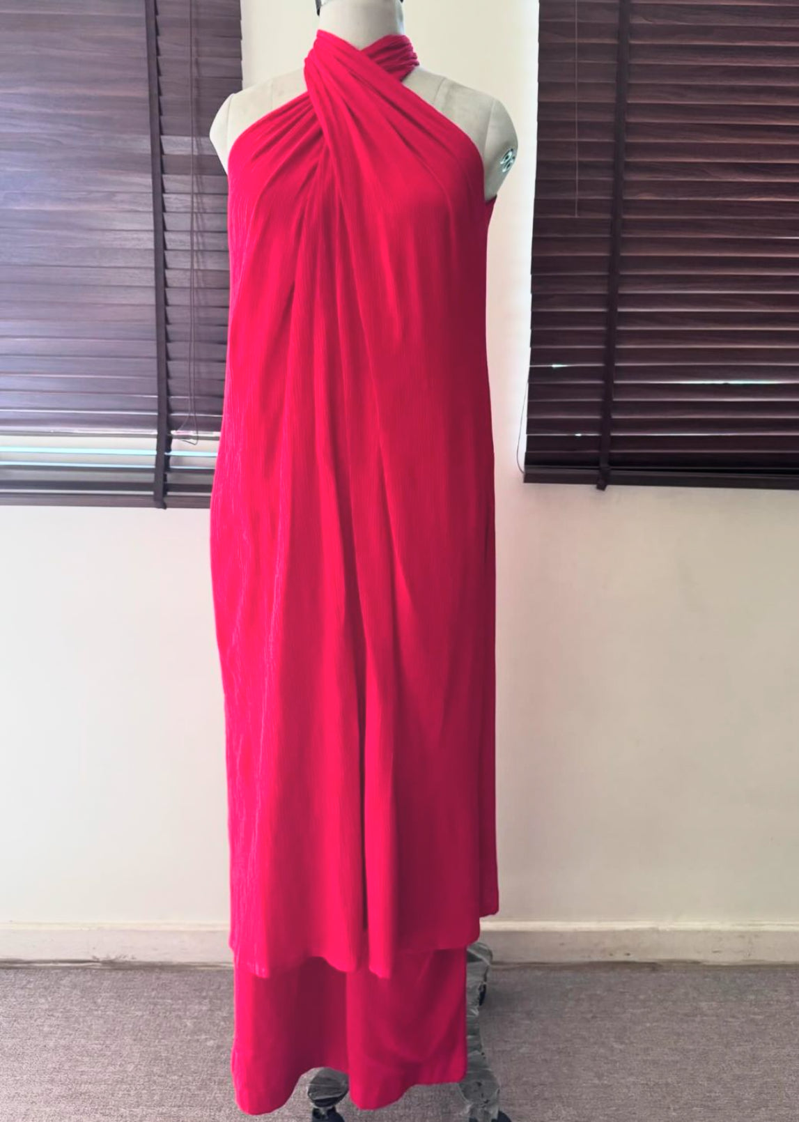 The Poseidon ( back covered ) Long Set : Red