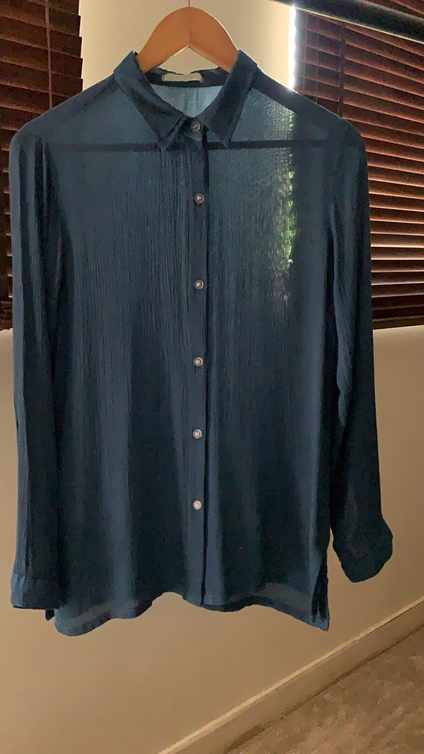 DARK TEAL SAND SHIRT