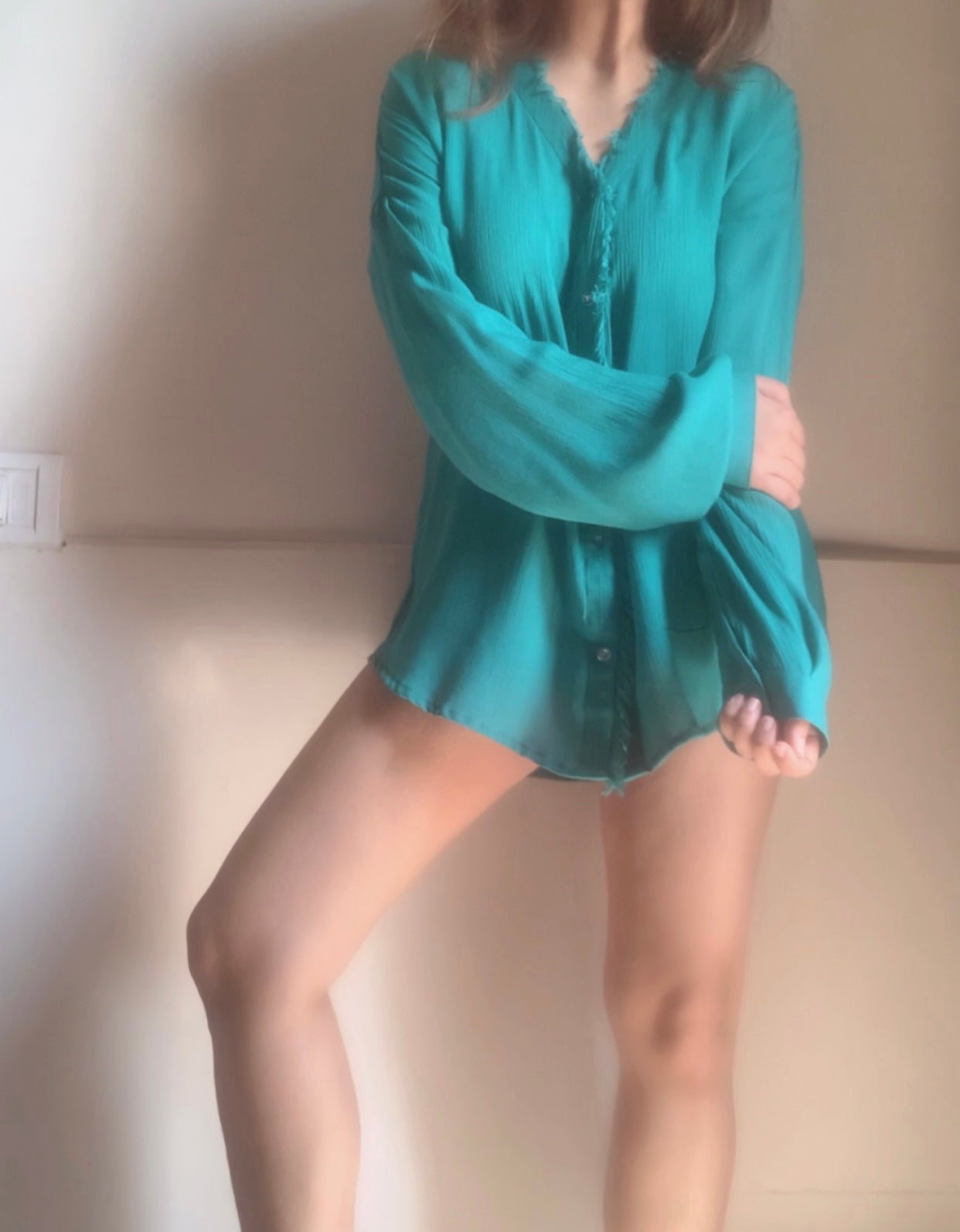 The Wavelet Shirt : Paris Green