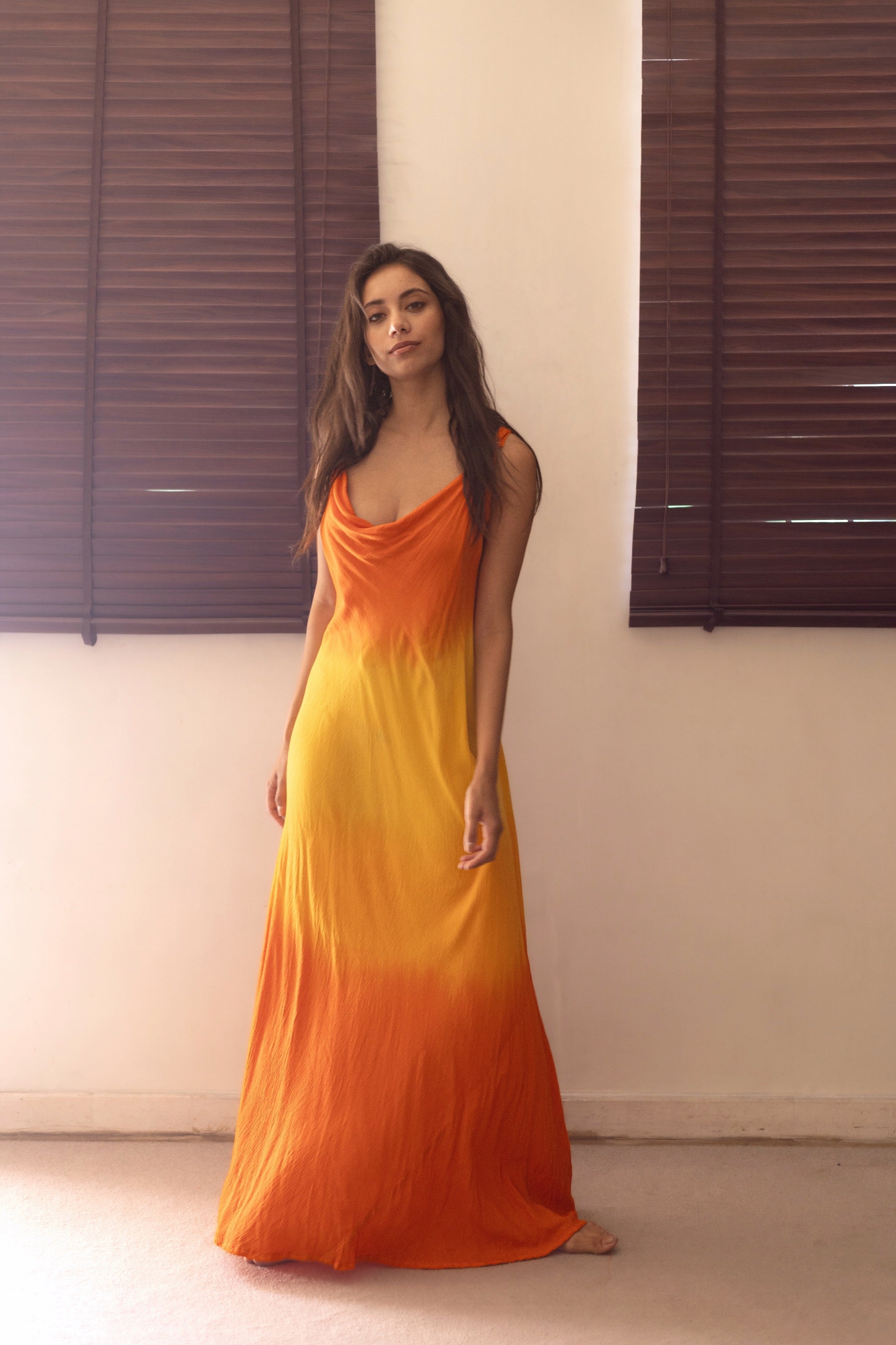 The Sienna : Yellow And Orange Ombré