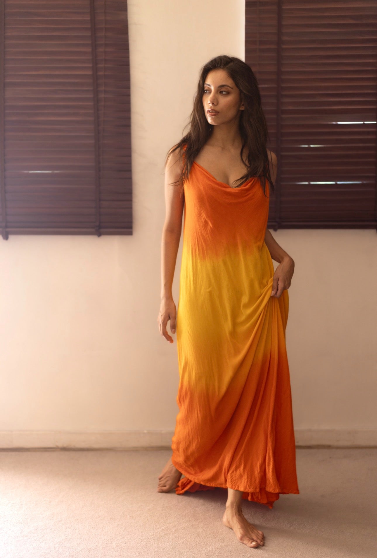 The Sienna : Yellow And Orange Ombré