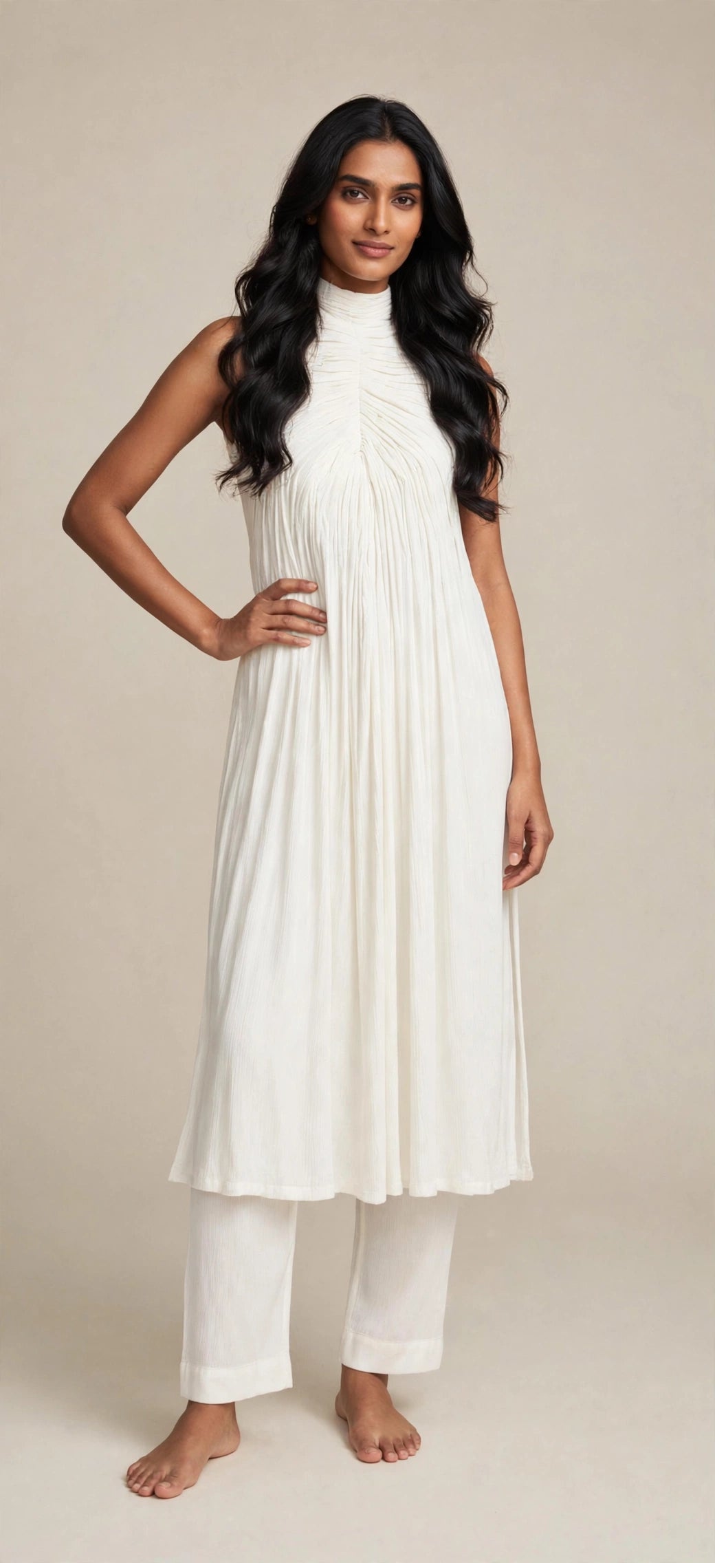 The Horizon Blush Set : White