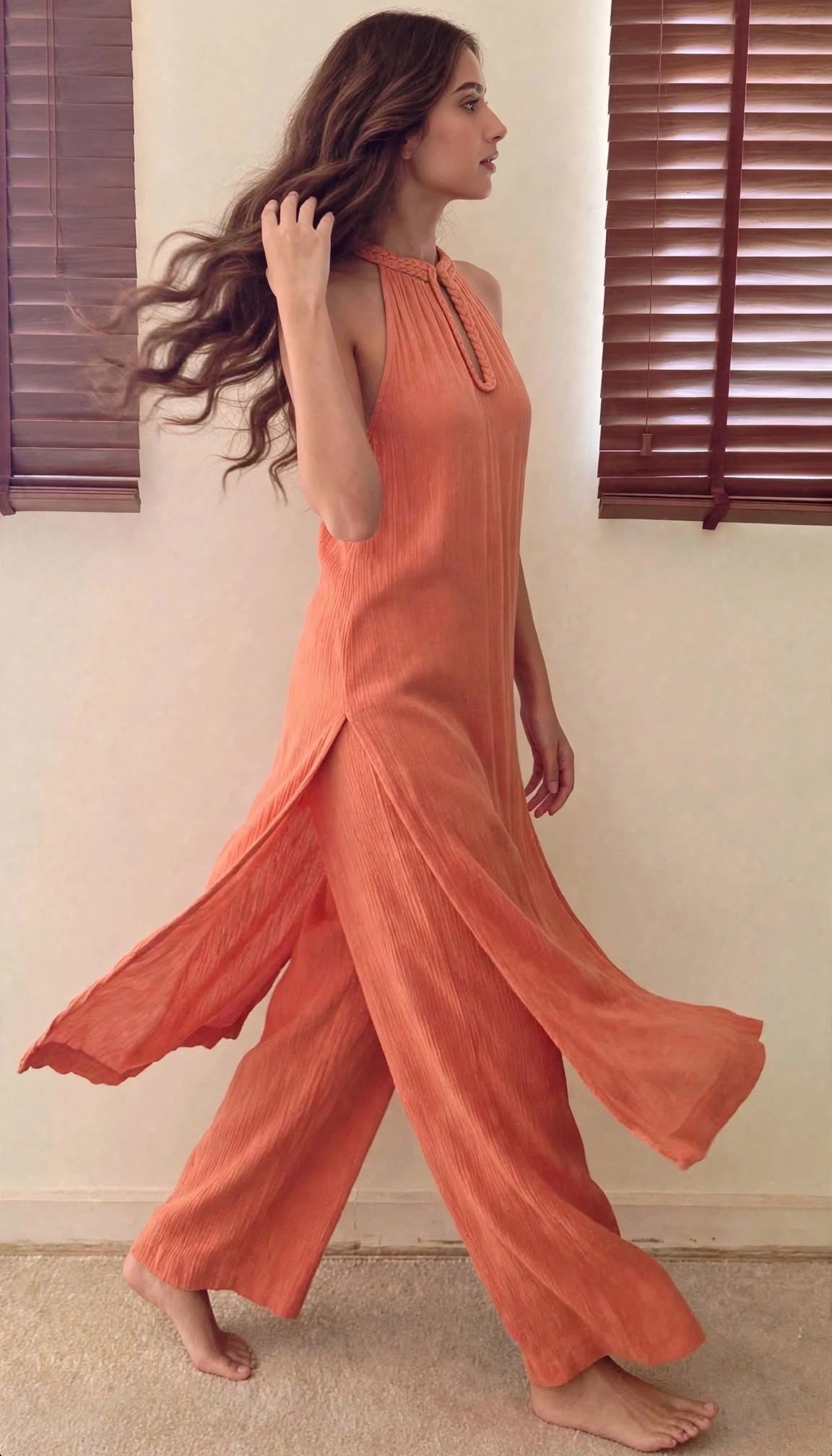 The  Mira Set : Salmon Orange