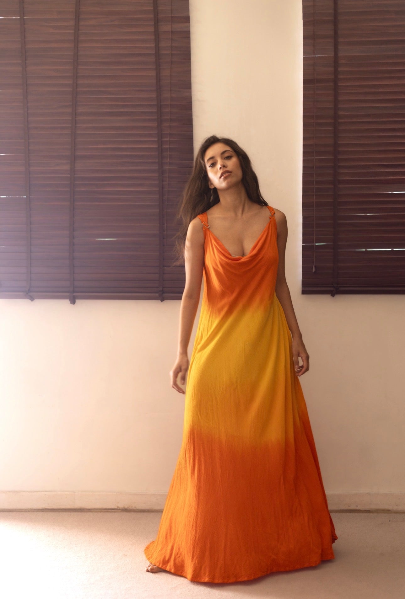 The Sienna : Yellow And Orange Ombré