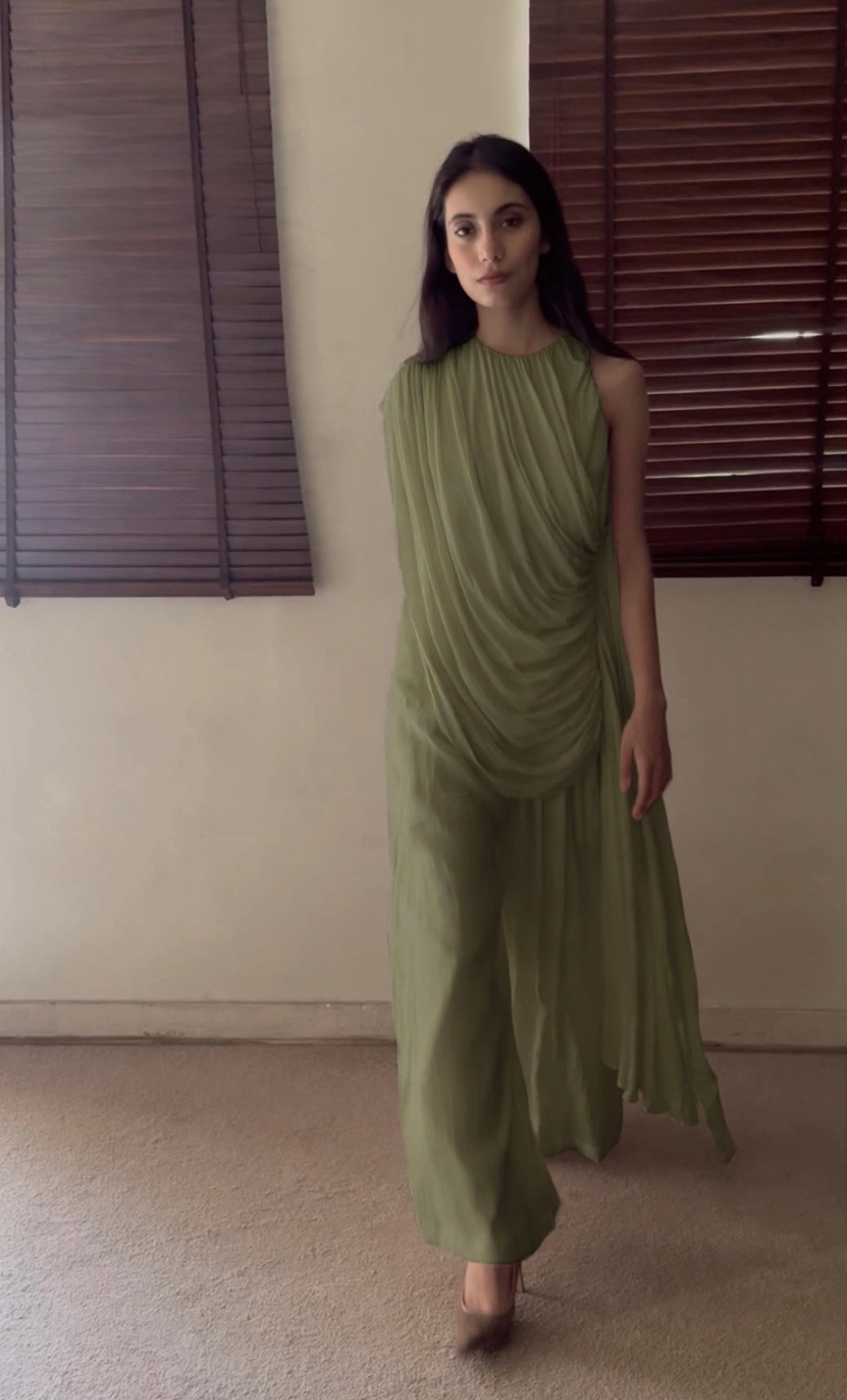 The Ocean Pearl Set : Soft Olive