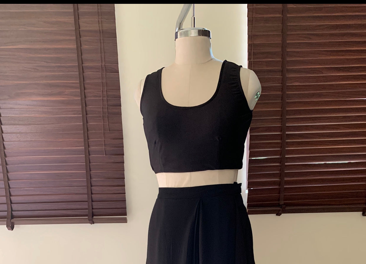 Lycra Blouse : Black