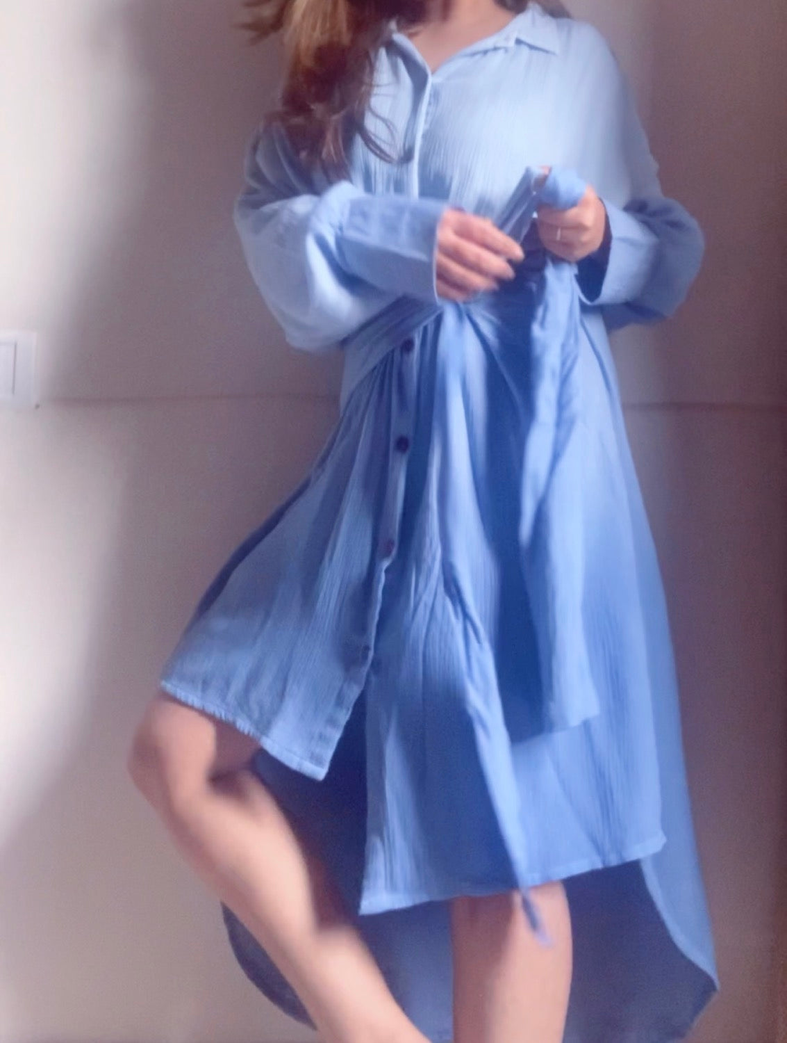 THE FLOW DRESS : Blue Ombre