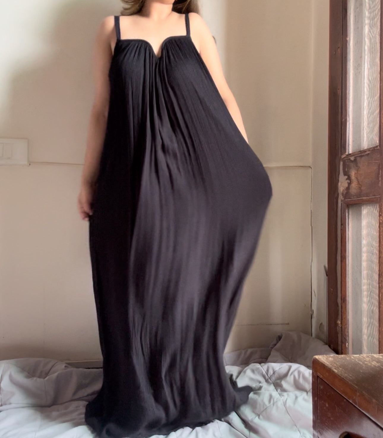 The Scallop Maxi :  Black