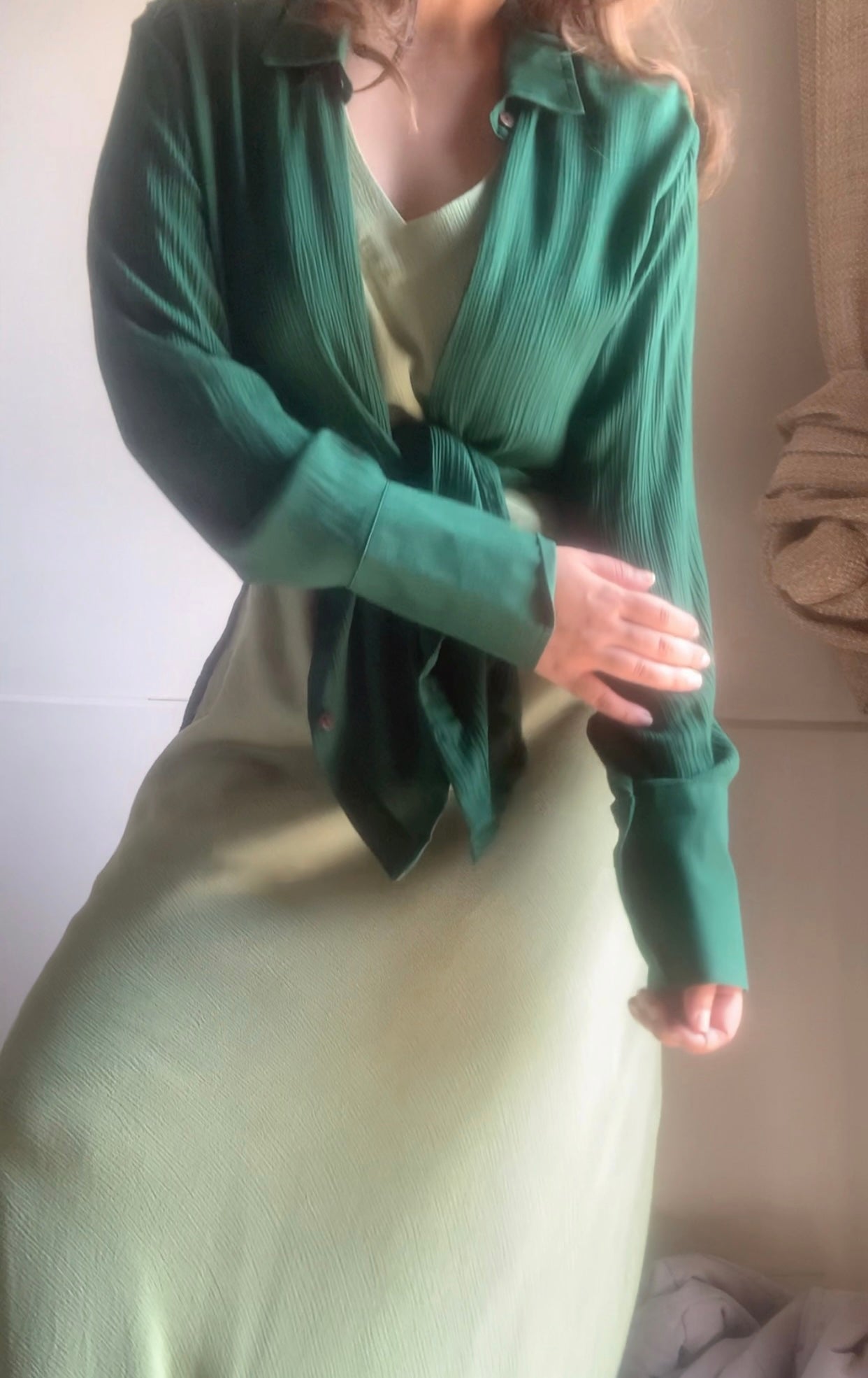THE POLLY : Forest Green & Sage Green