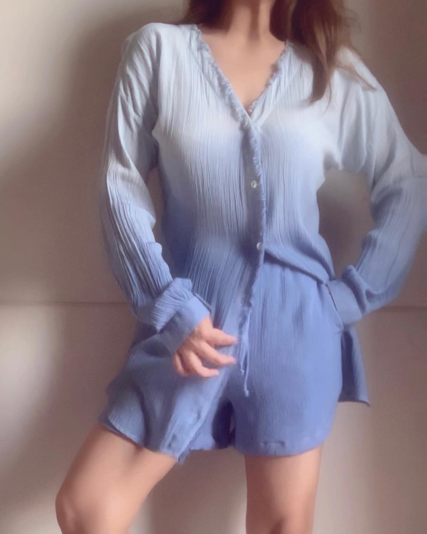 The Wavelet Shorts Set : Blue Ombré