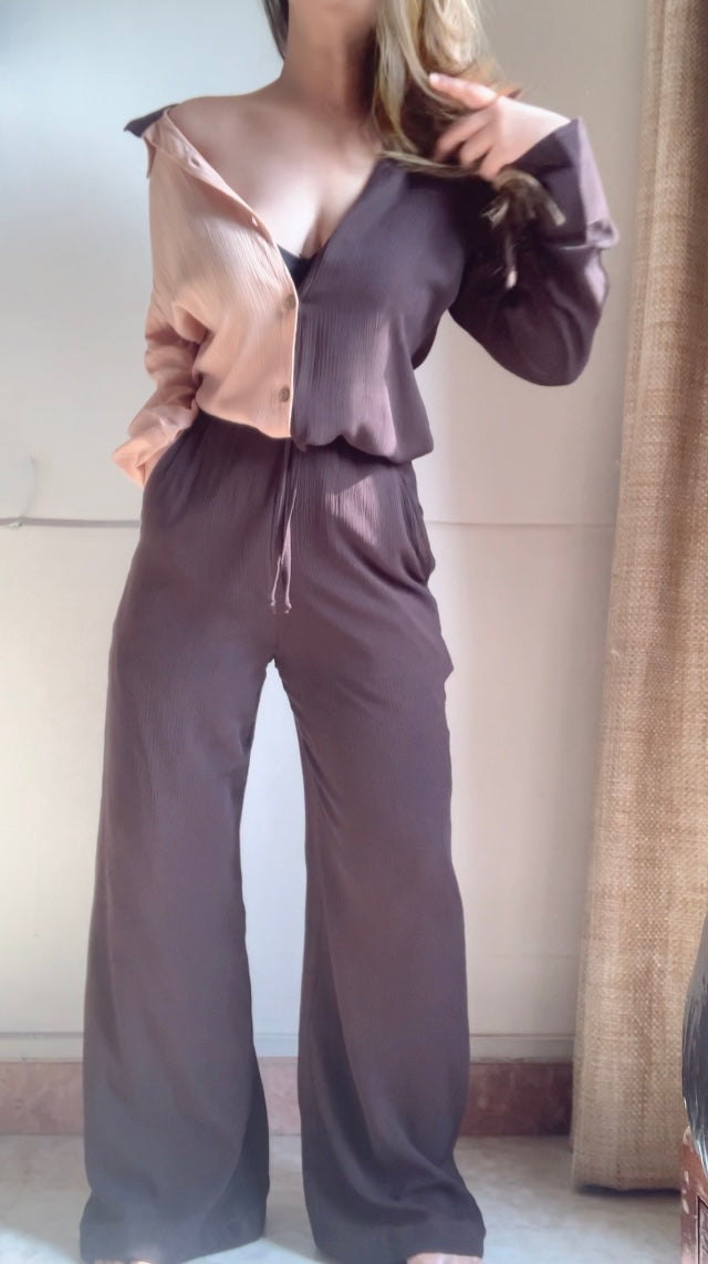 THE HALO SET : Beige + Choc Brown