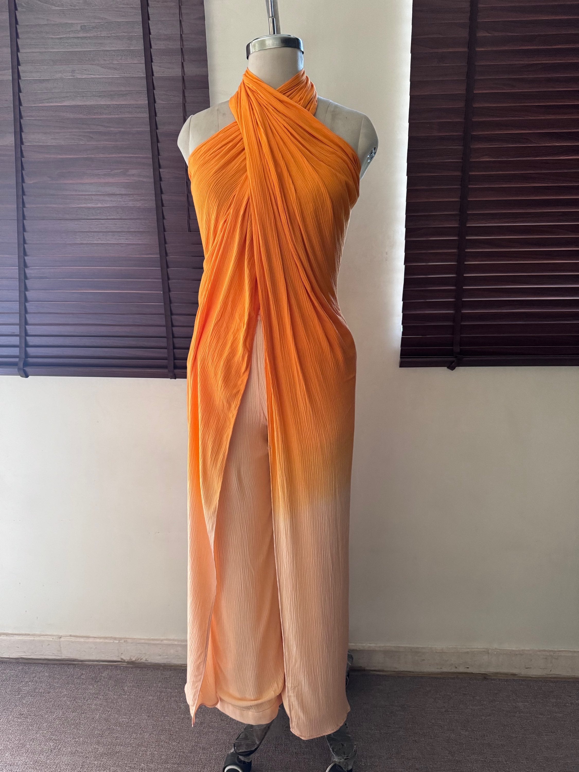 The  Daughter Of Poseidon : Light Orange And Peach Ombre