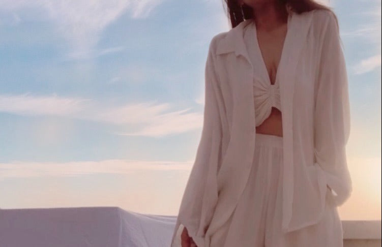 WHITSUNDAY SHIRT + BRALETTE