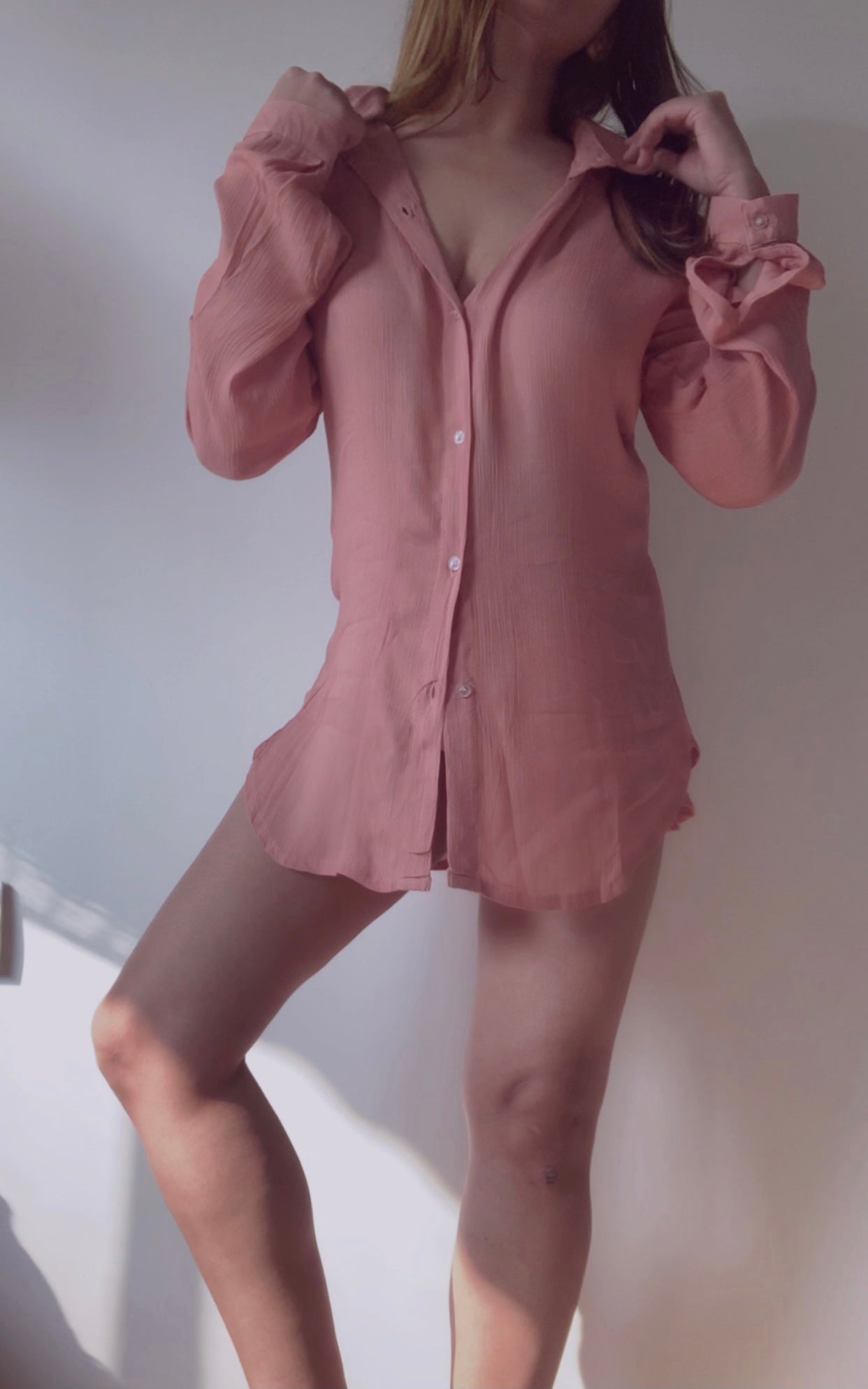 SALMON SAND SHIRT