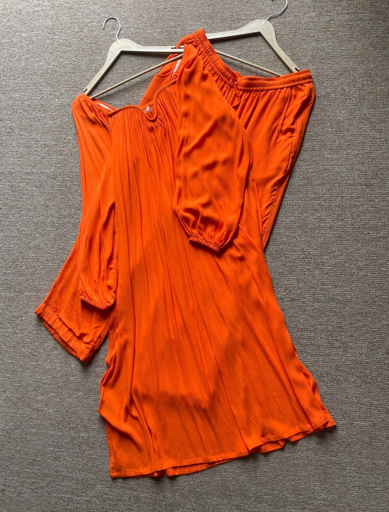 The Valentina Kurta Set : Orange