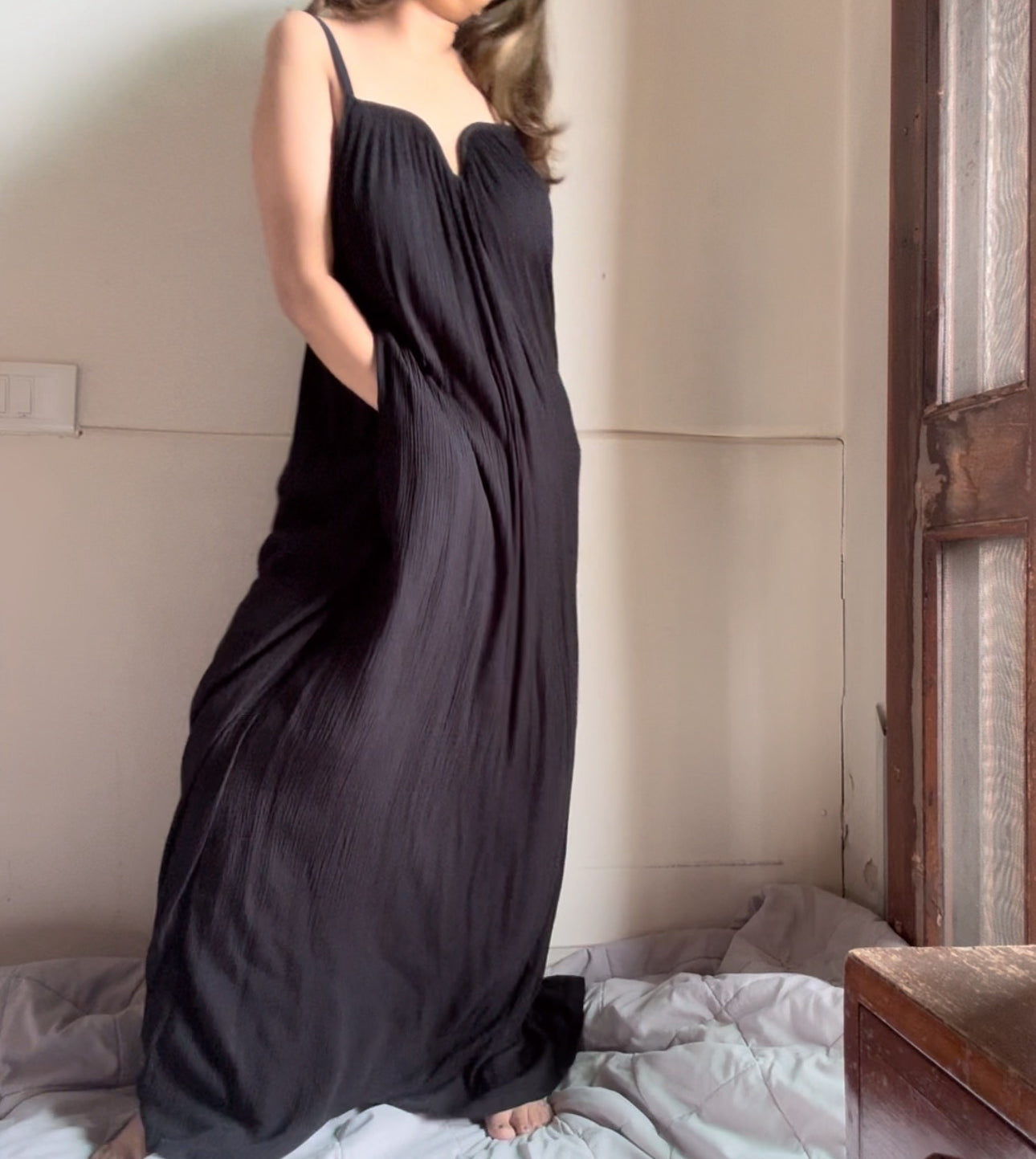 The Scallop Maxi :  Black