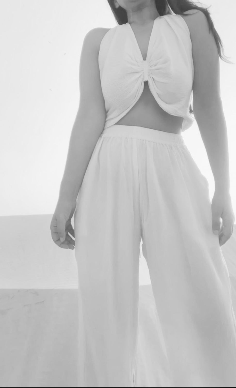CUSTOM : bralette +  pants THE WHITSUNDAY SET