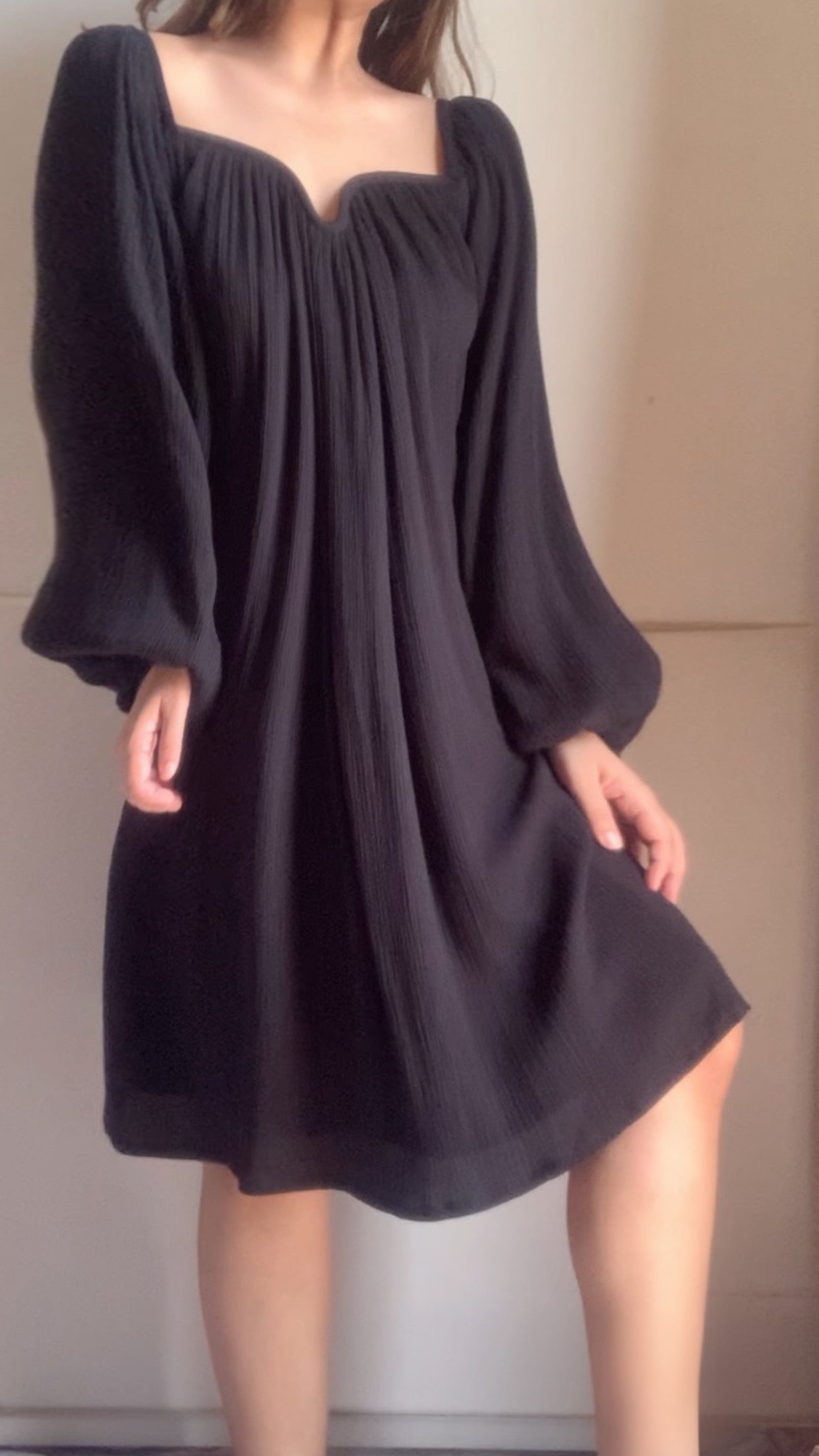The Valentina Dress :  Black