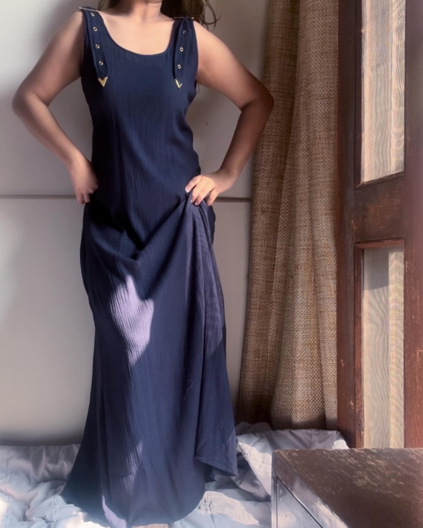 The Harlow Maxi : Dark Blue
