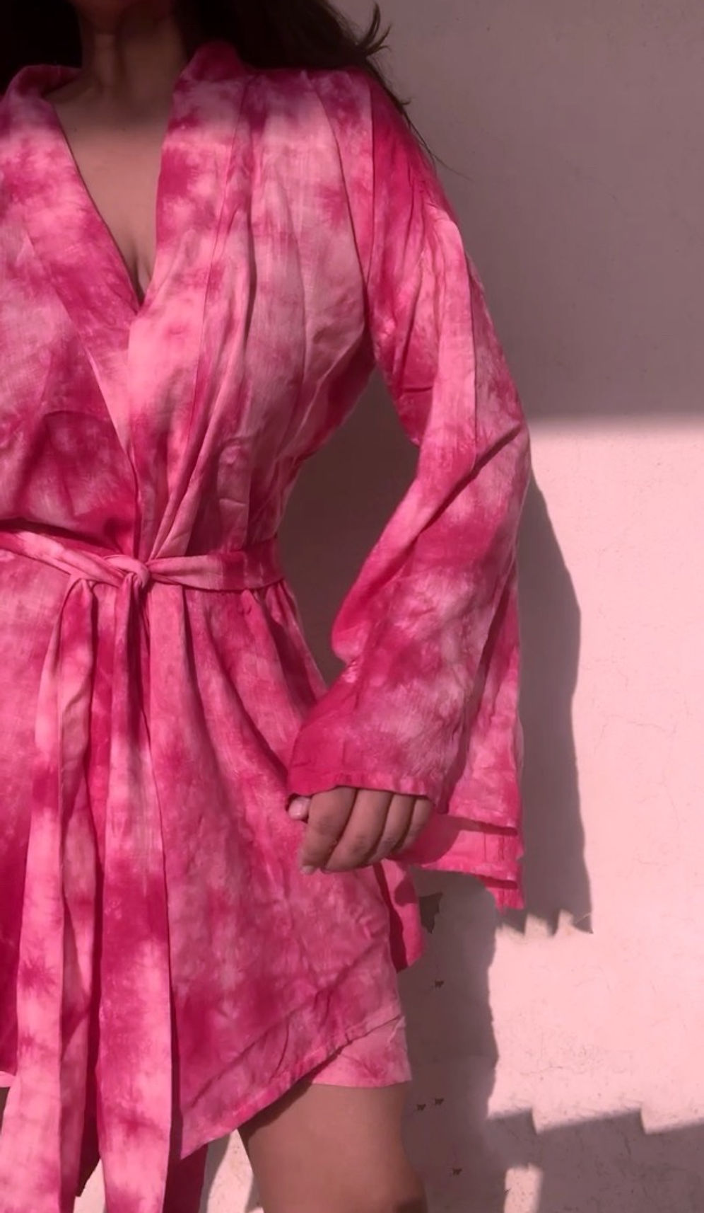 PINK DAWN ROBE SET