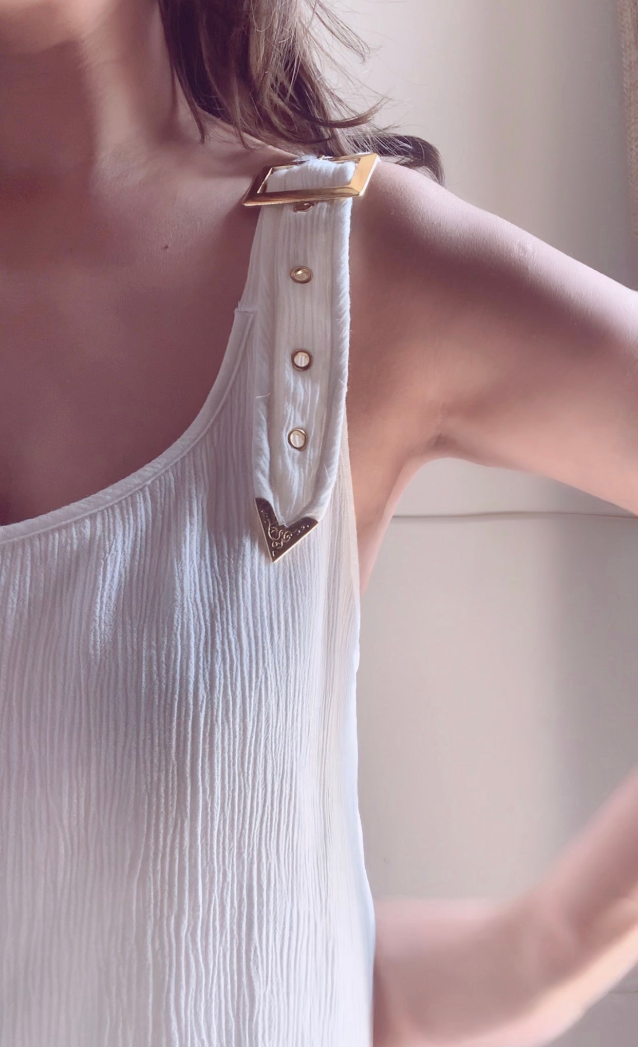 The Harlow Top :  White