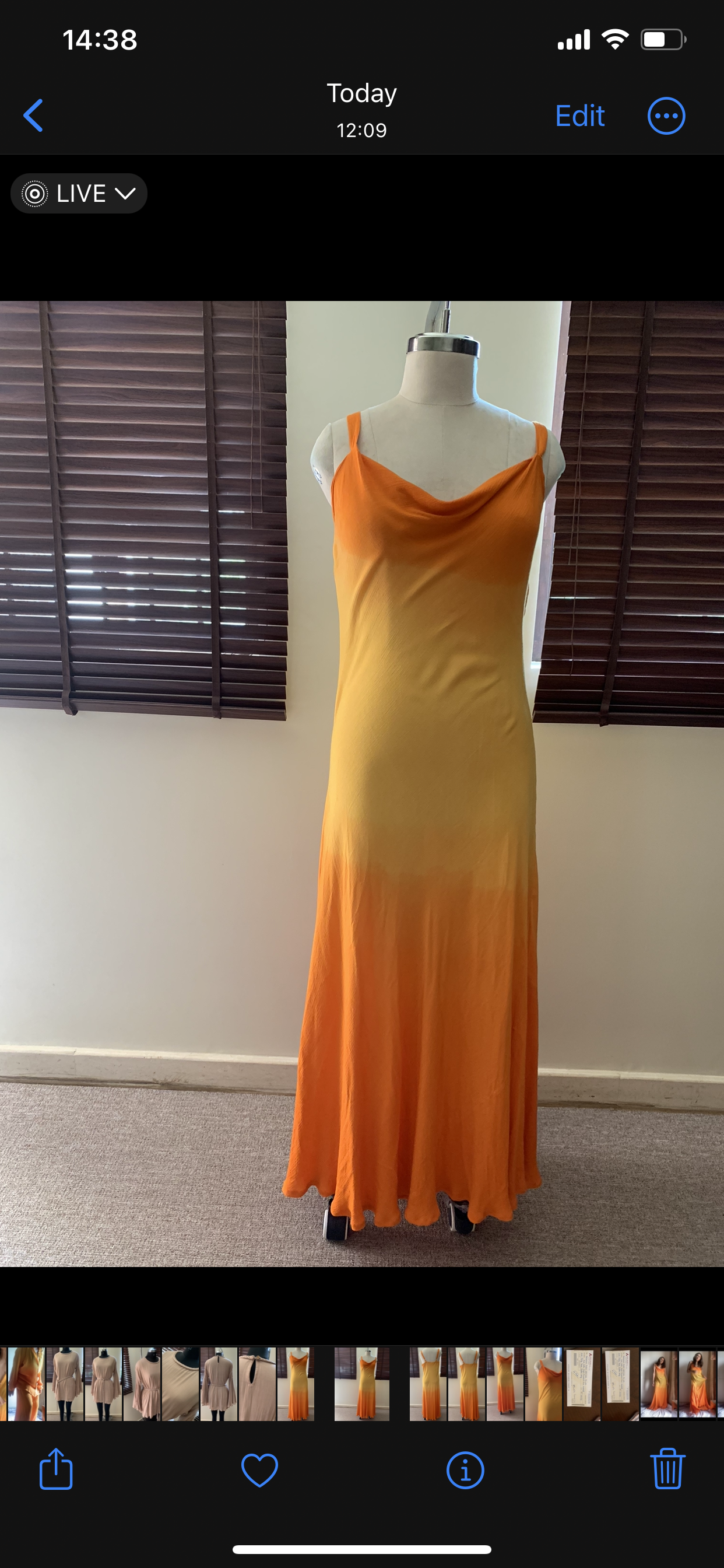 The Sienna : Yellow And Orange Ombré