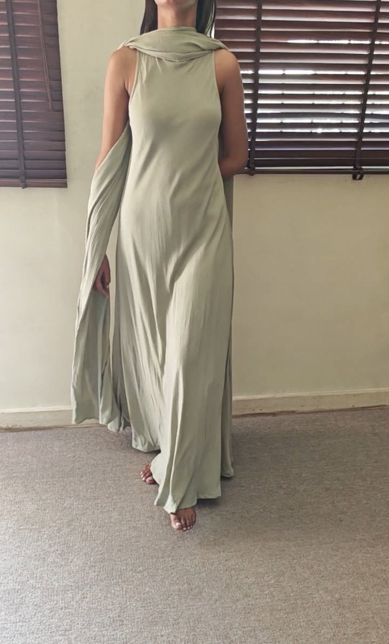 The Dune Dancer Maxi : Grey Beige