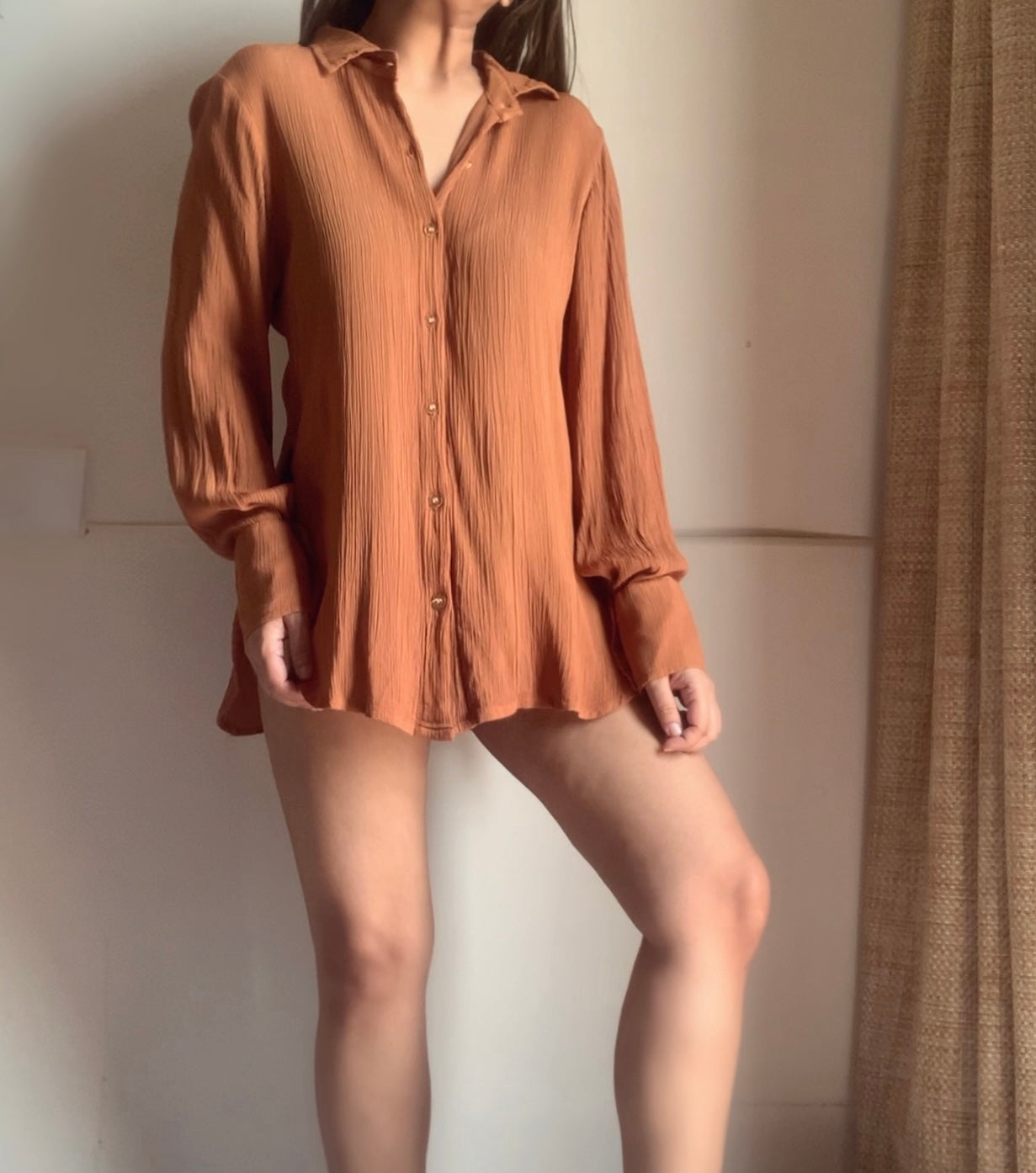 The Dunes Shirt : Amber Honey