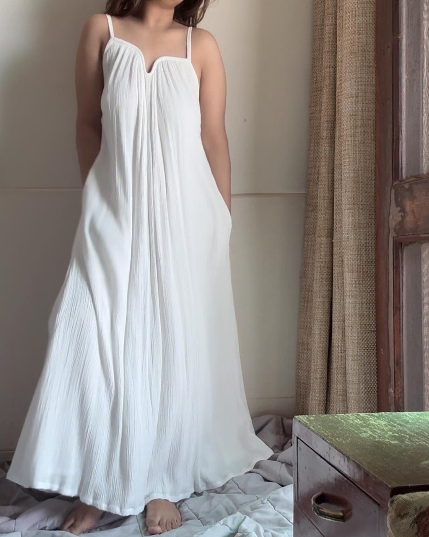 The Scallop Maxi : White