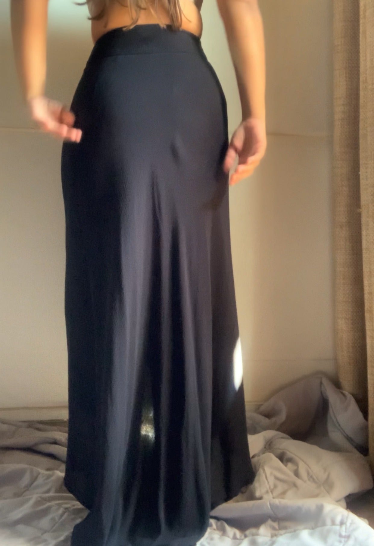 The Asymmetrical Draped Skirt