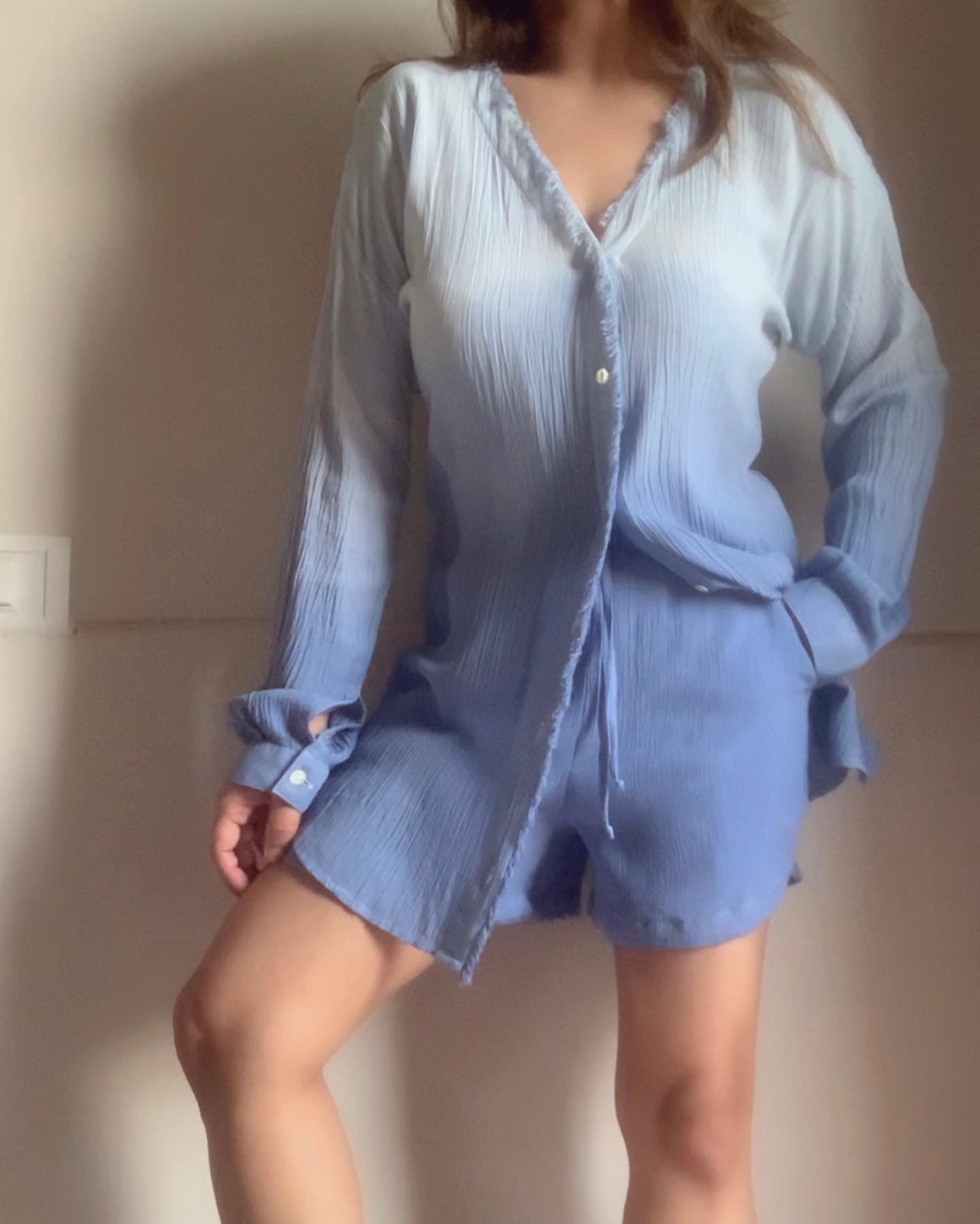 The Wavelet Shorts Set : Blue Ombré