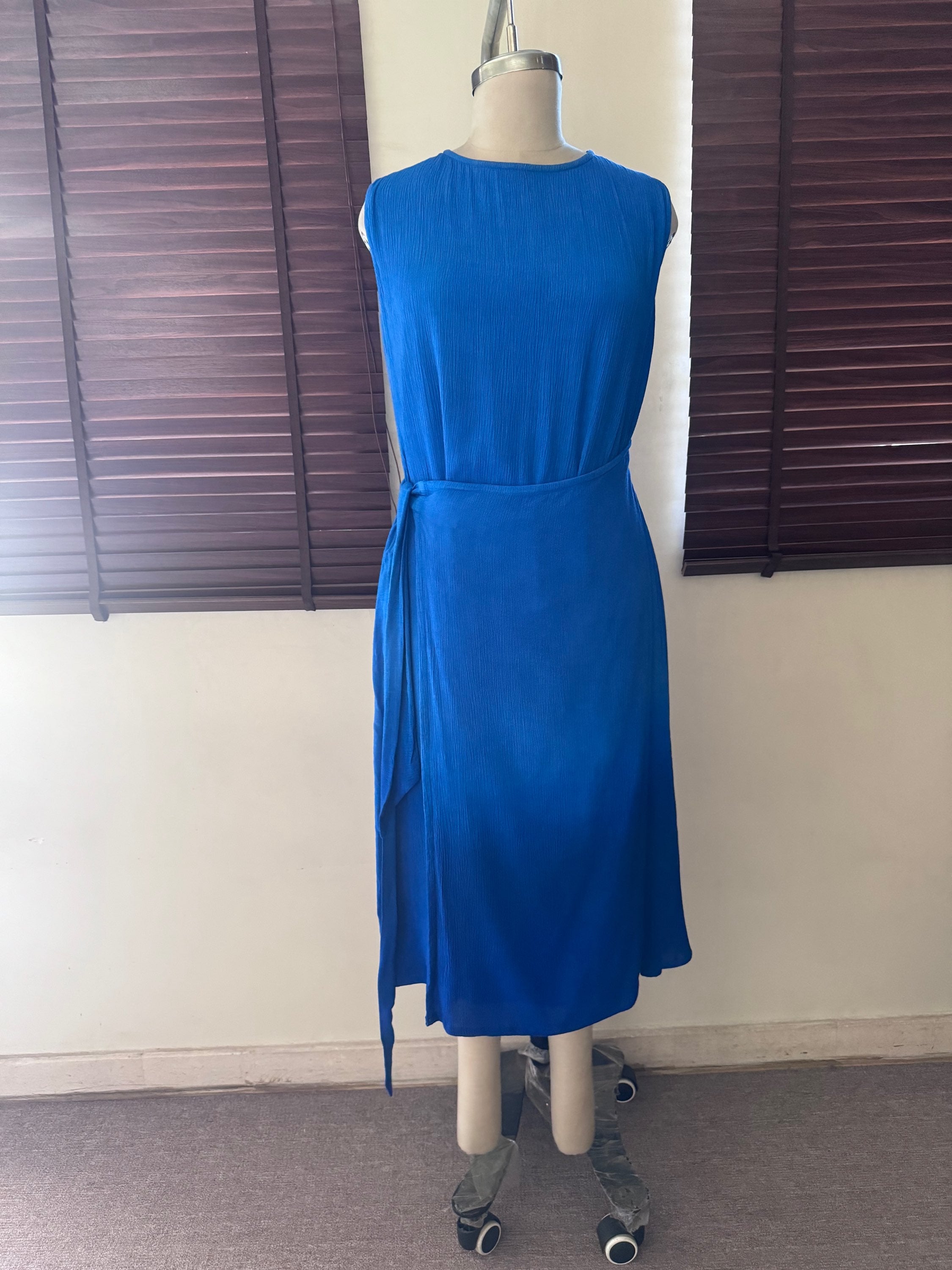 The Indigo Tide Dress : Cobalt Blue Ombre