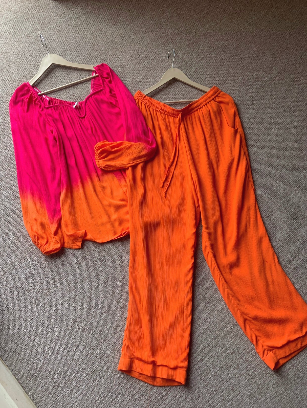 The Valentina Set : Pink And Orange Ombre