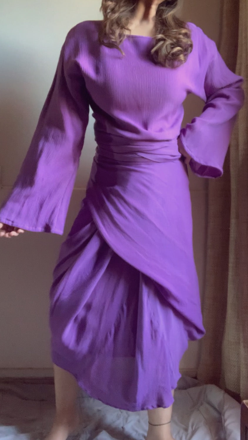 The True Tulip Dress : Dark Lavender